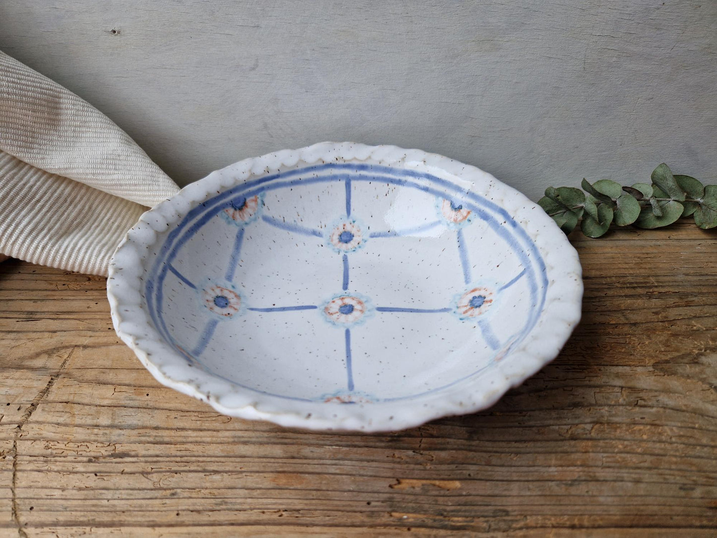 Pasta bowl handpainted No. 21