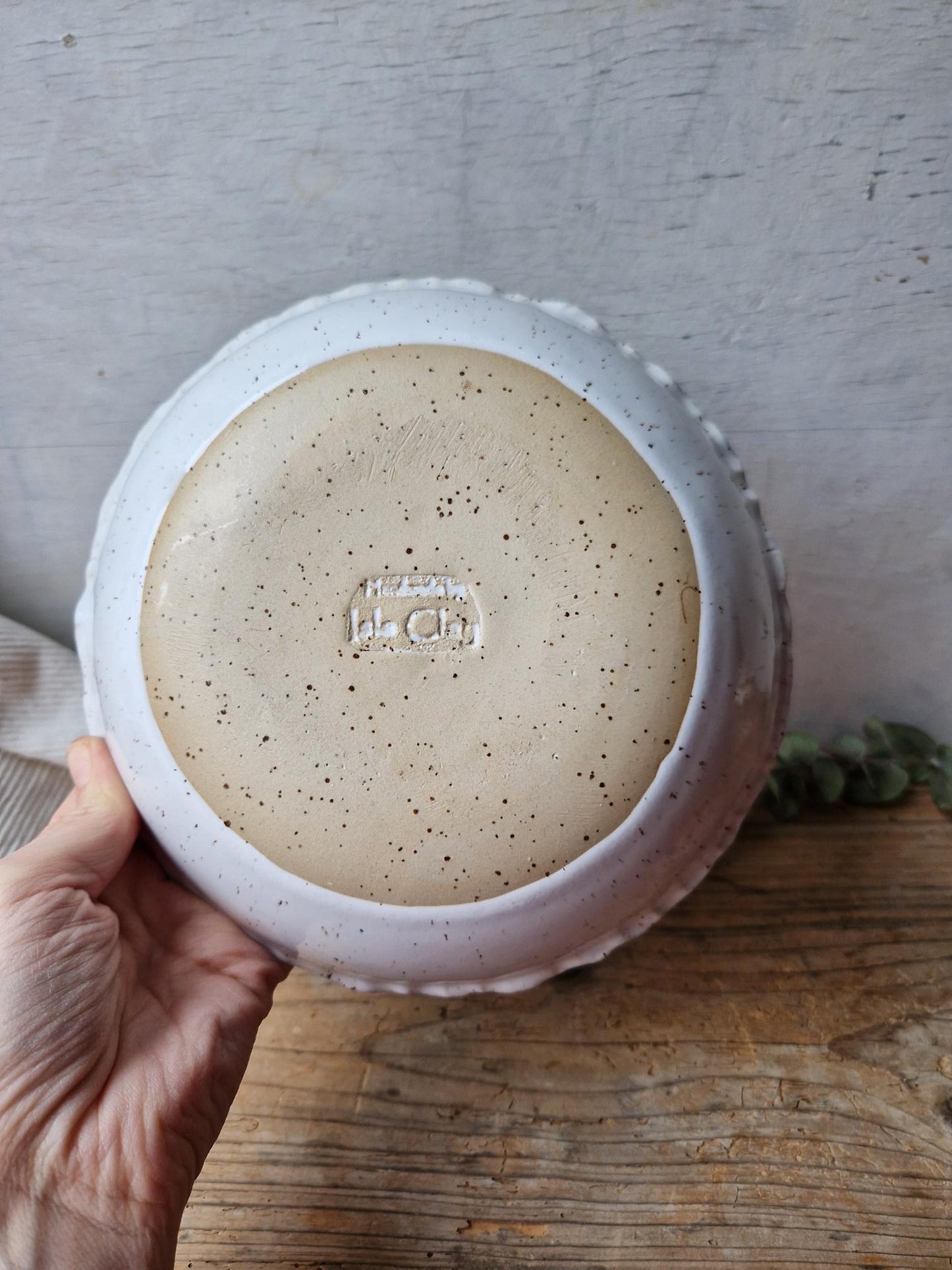 Pasta bowl handpainted No. 21