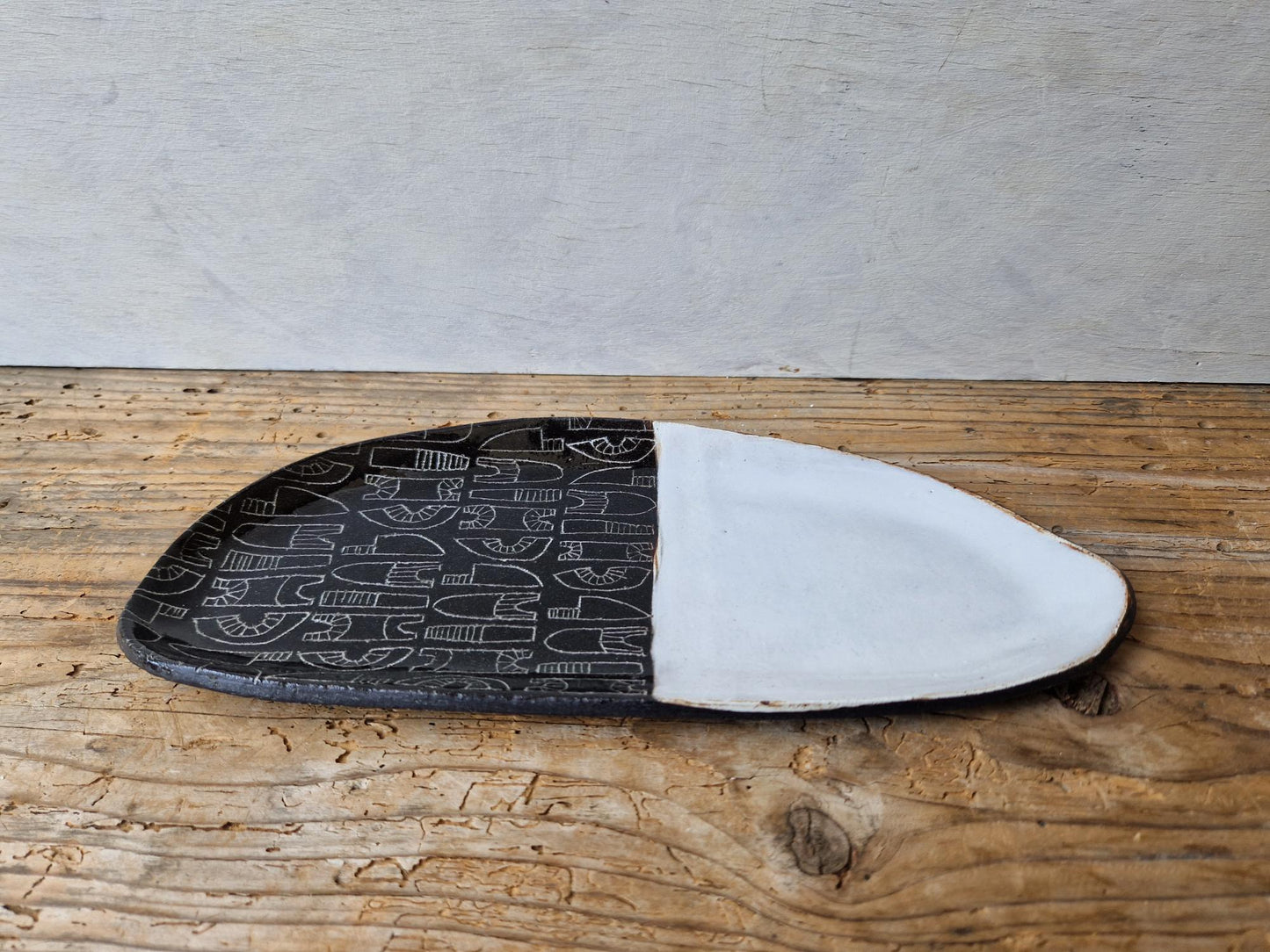 Geometric Patterns - oval tray No. 3