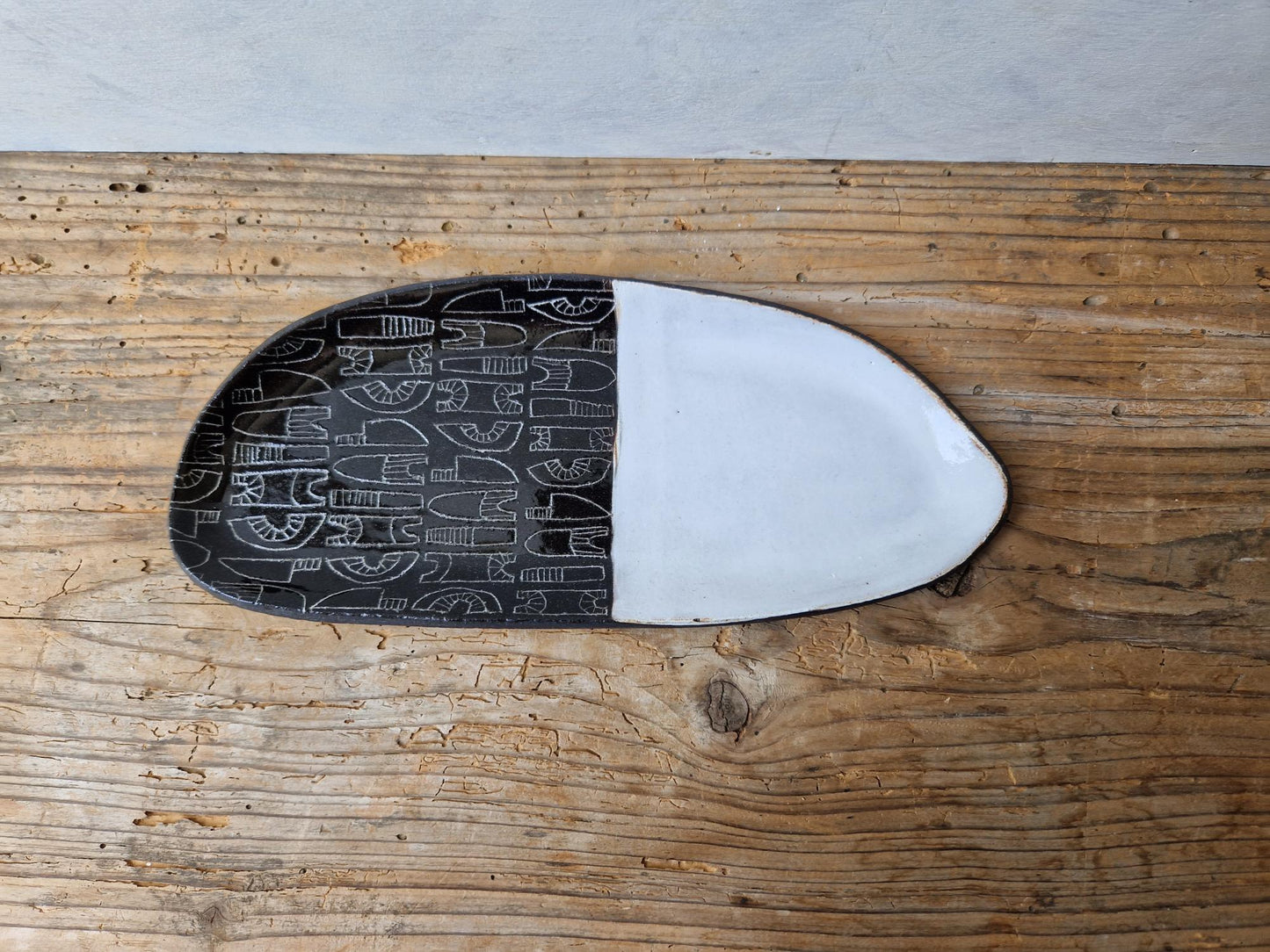 Geometric Patterns - oval tray No. 3