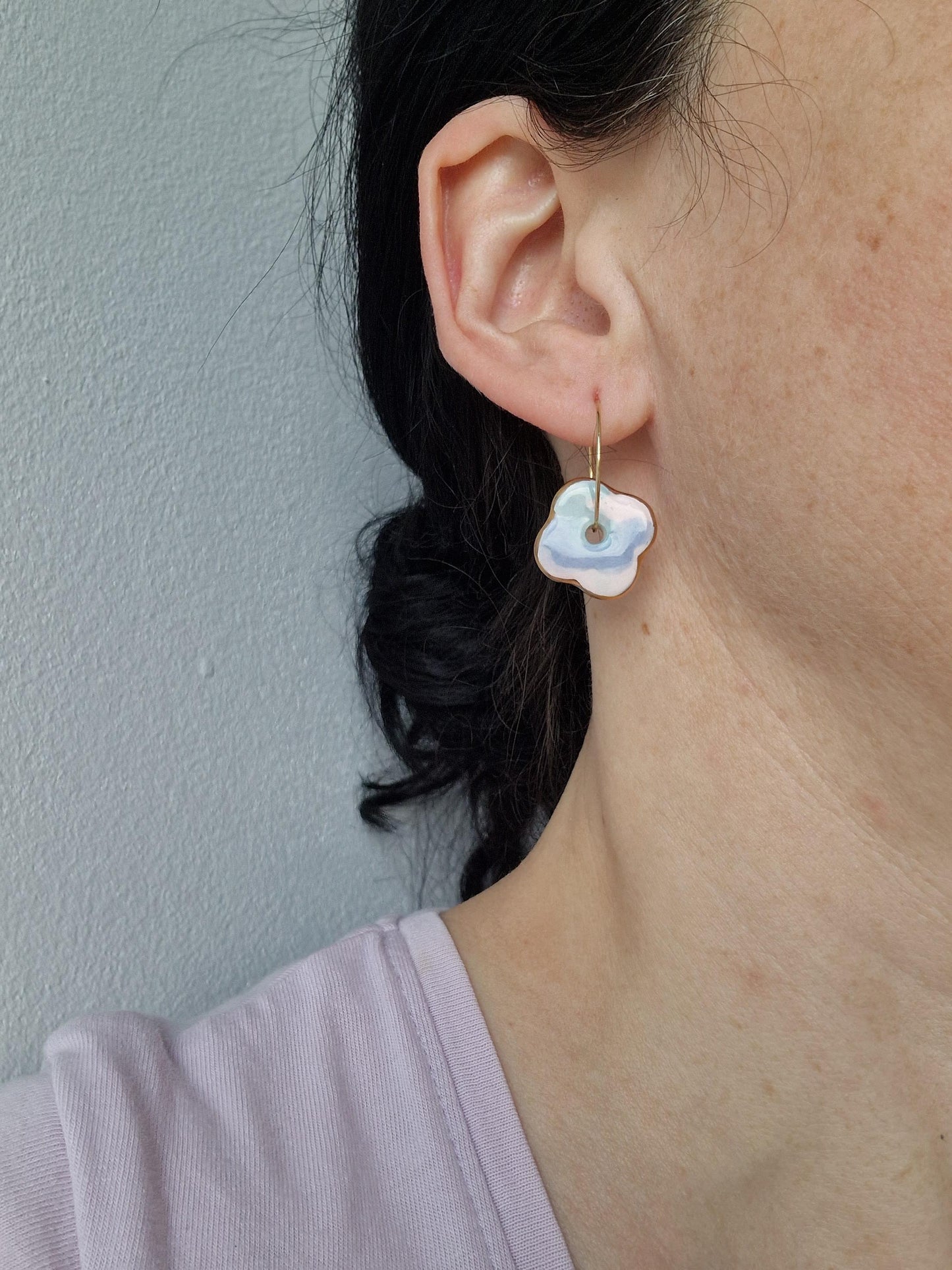 Ceramic Earrings No. 47