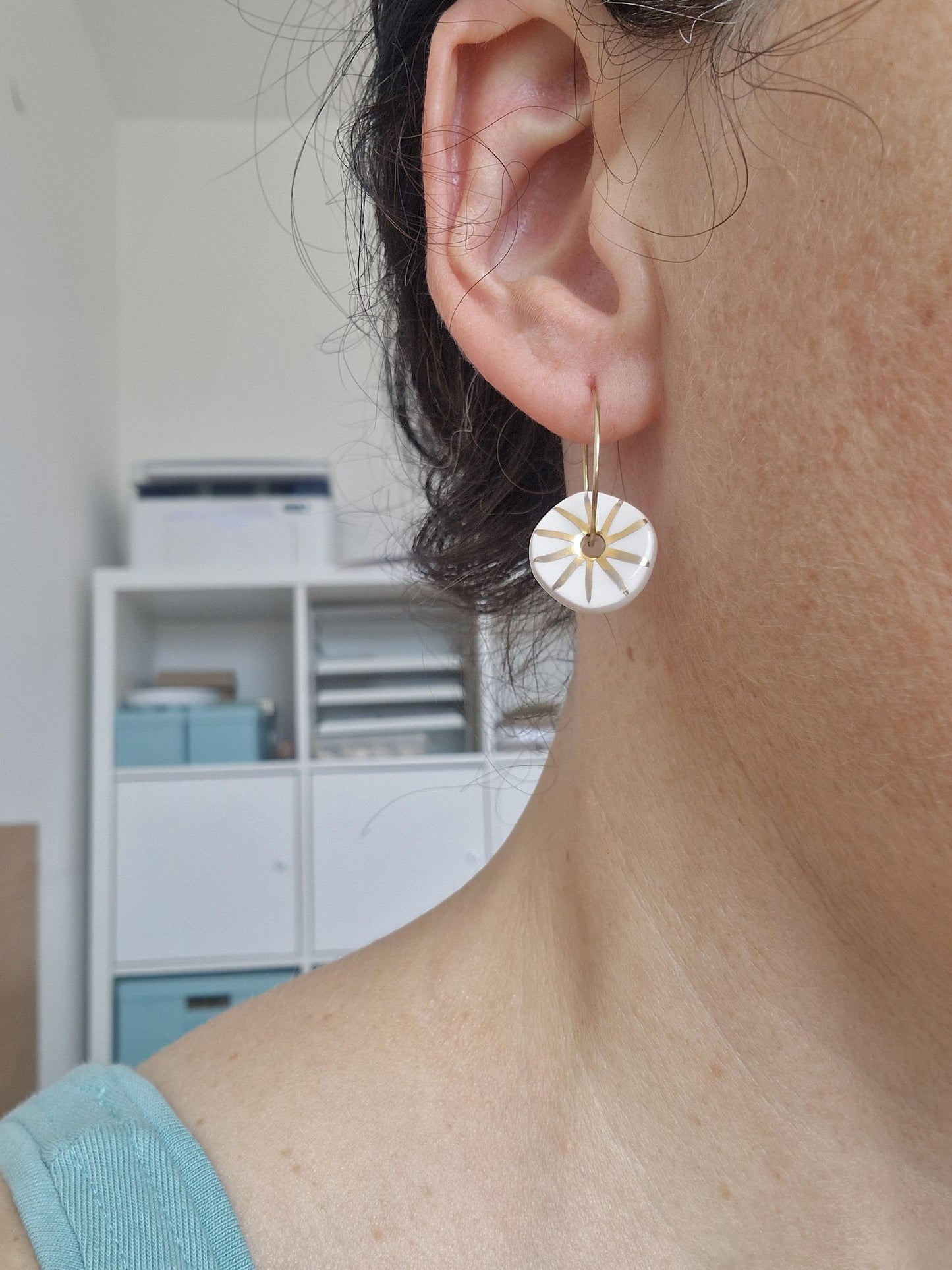 Ceramic Earrings No. 42