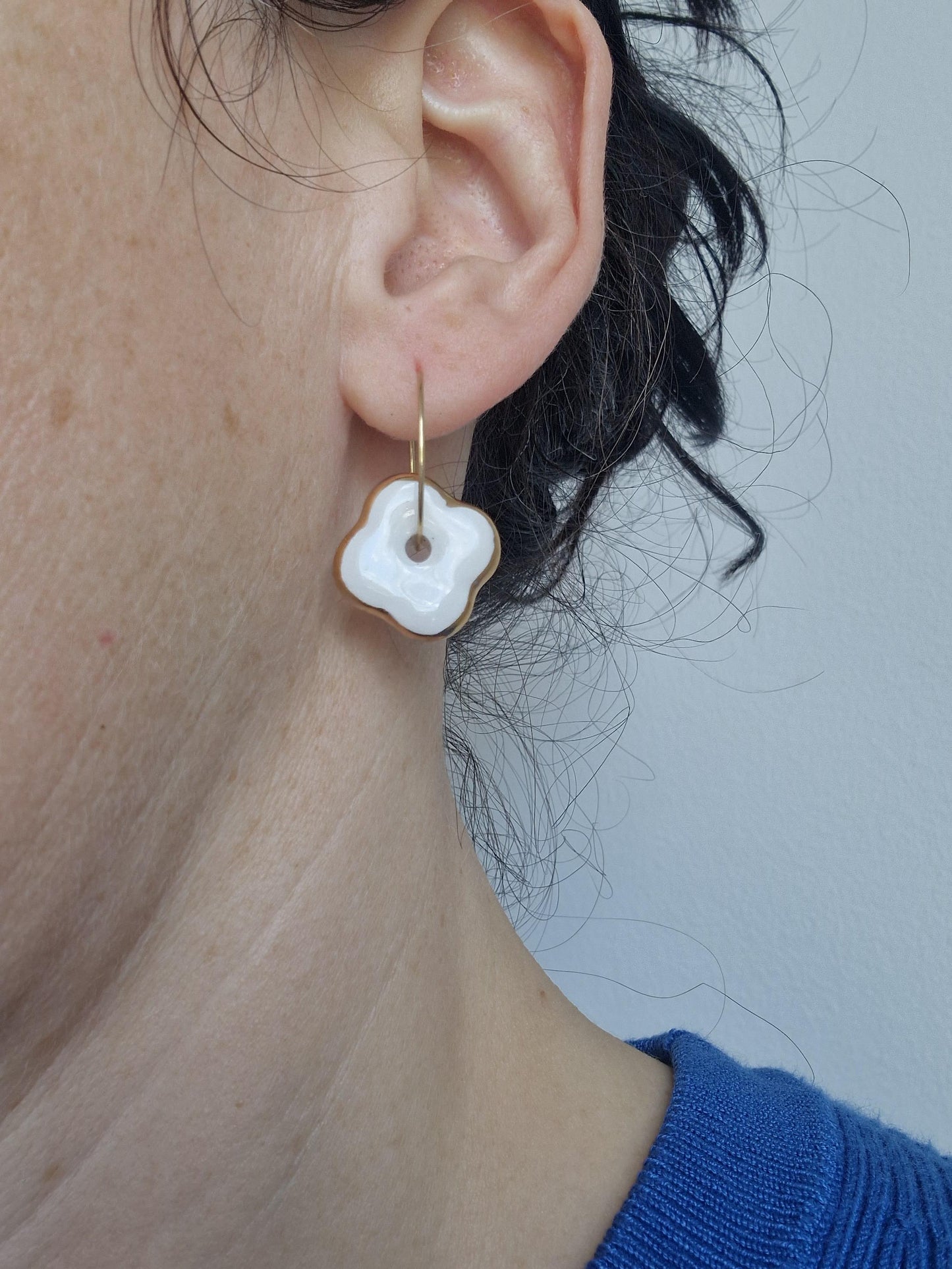Ceramic Earrings No. 64