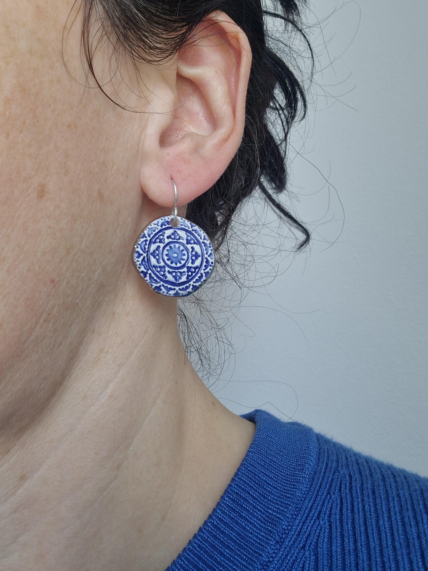 Ceramic earrings No. 65