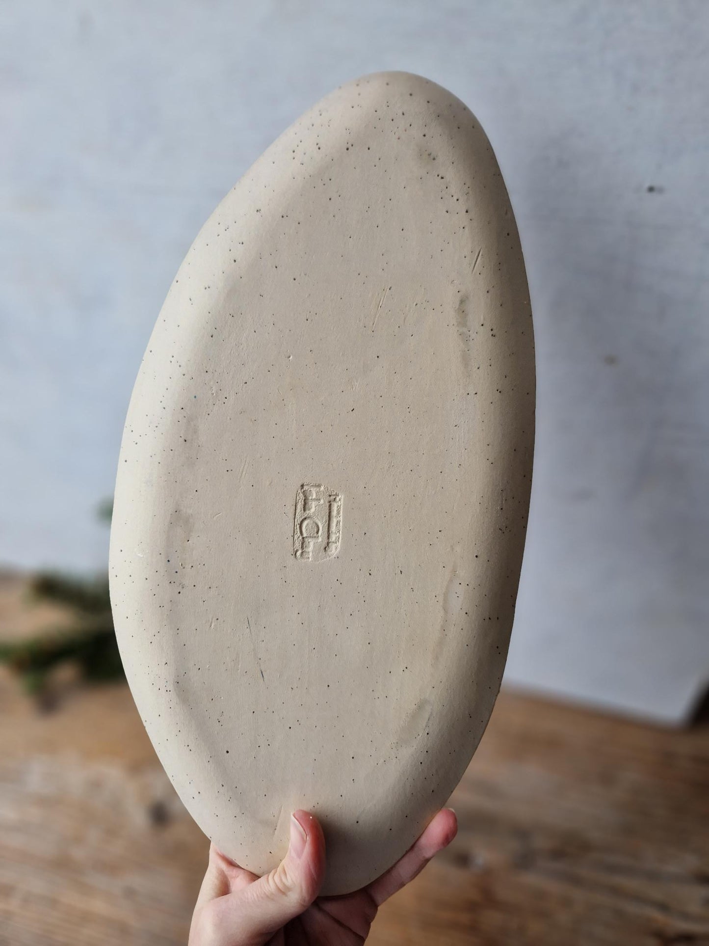 Sgraffito serving platter No. 6