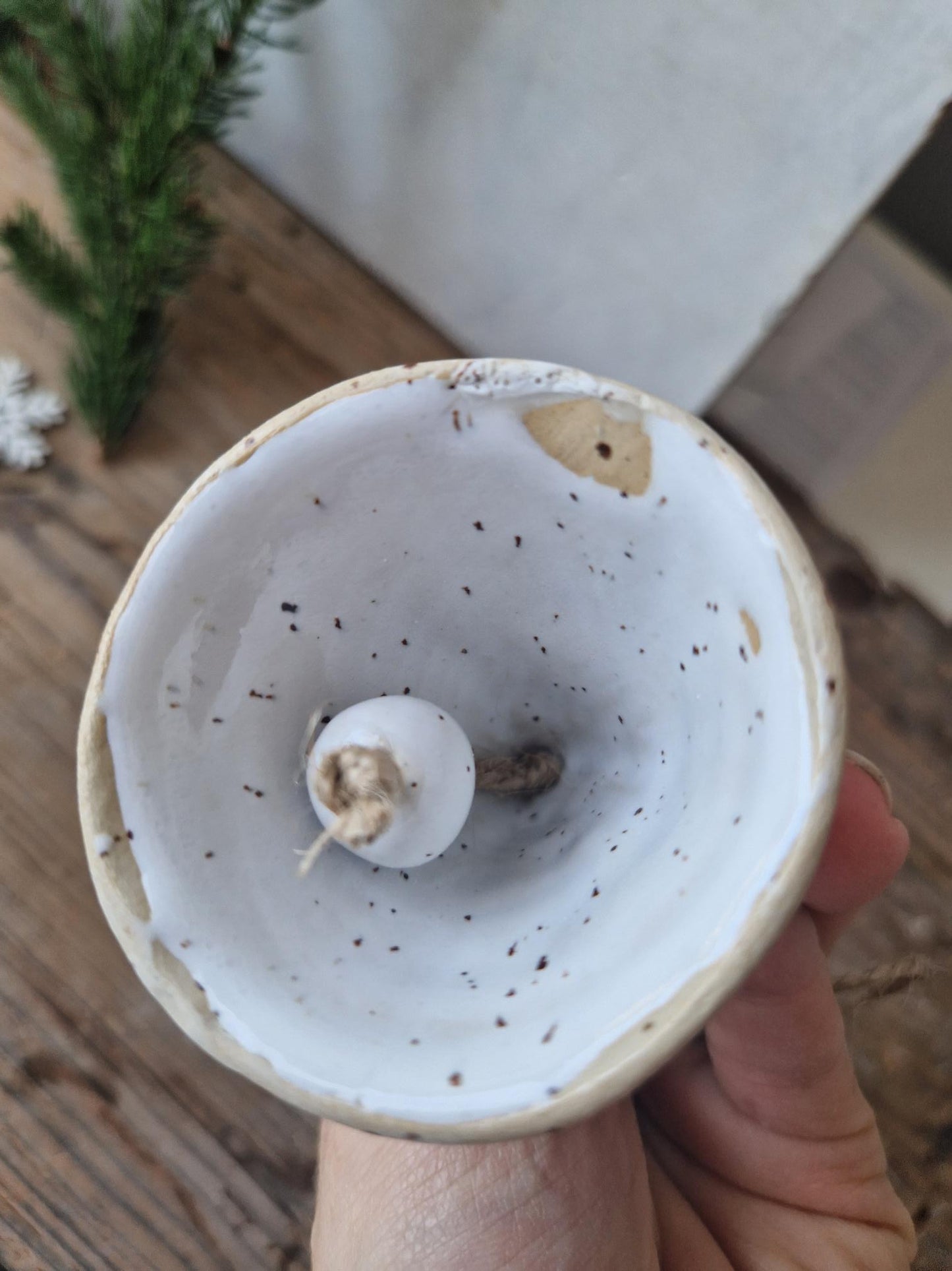 Ceramic bells - orange