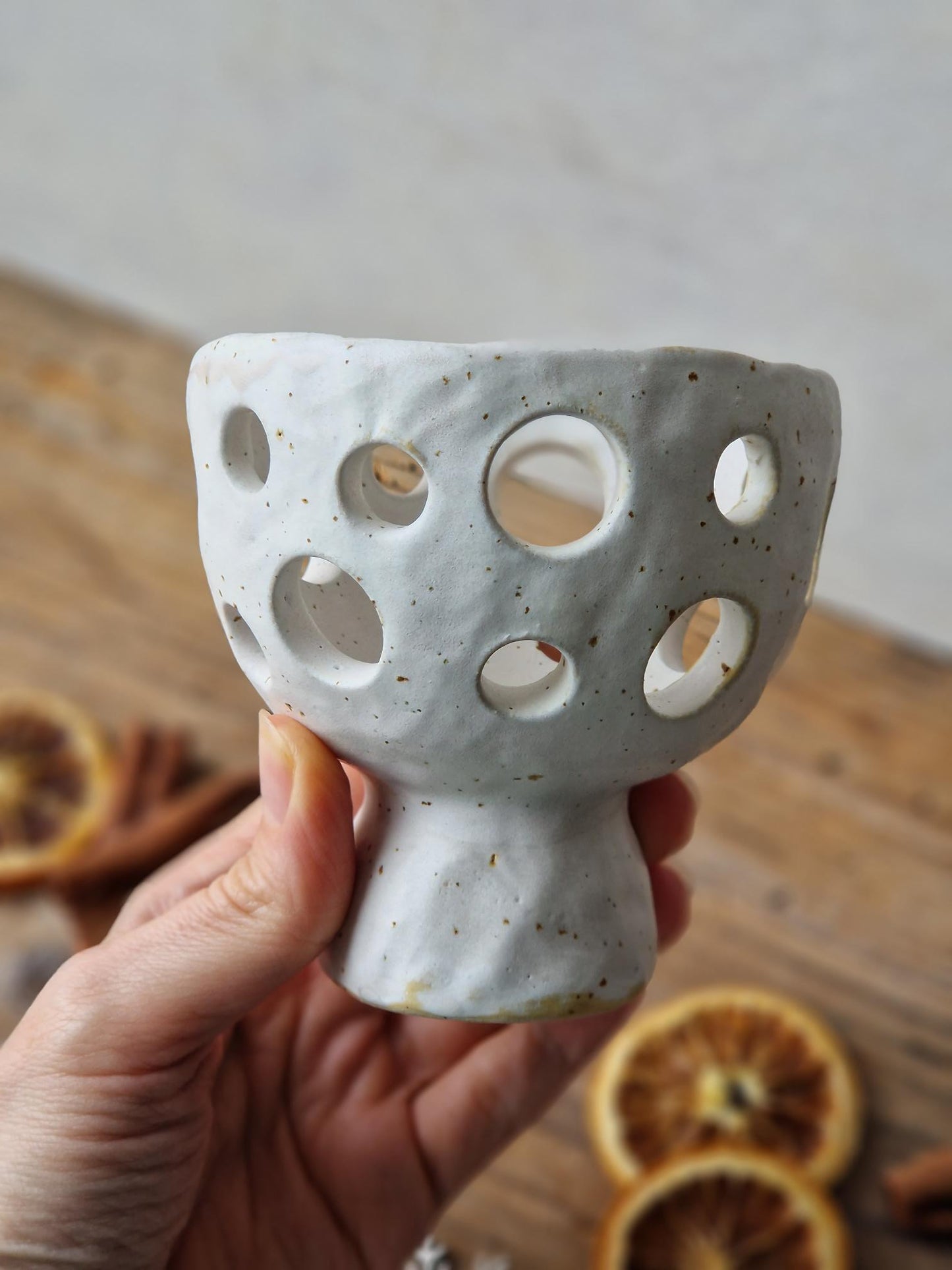 Ceramic tealight holder Nr. 3