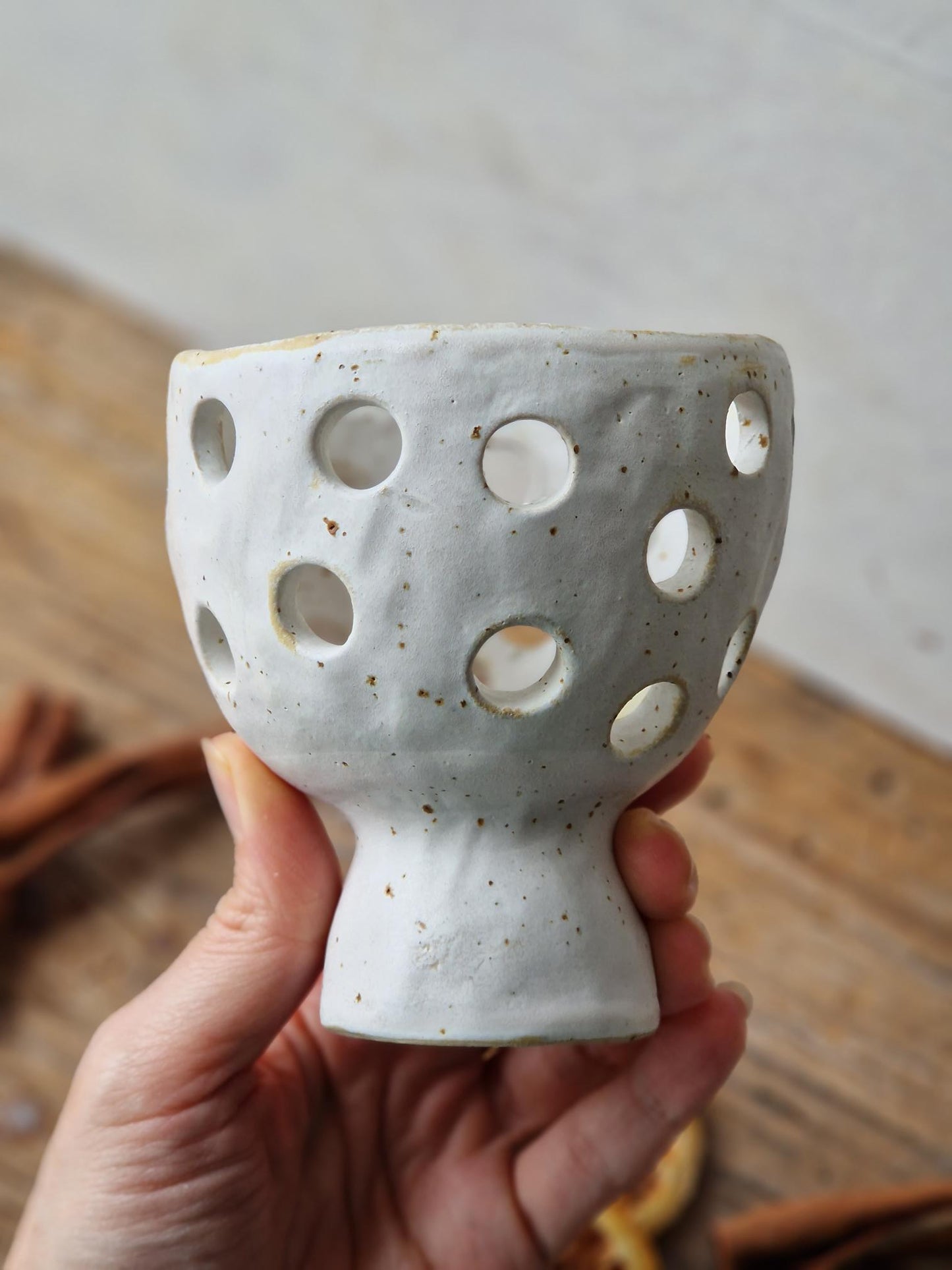 Ceramic tealight holder Nr. 4
