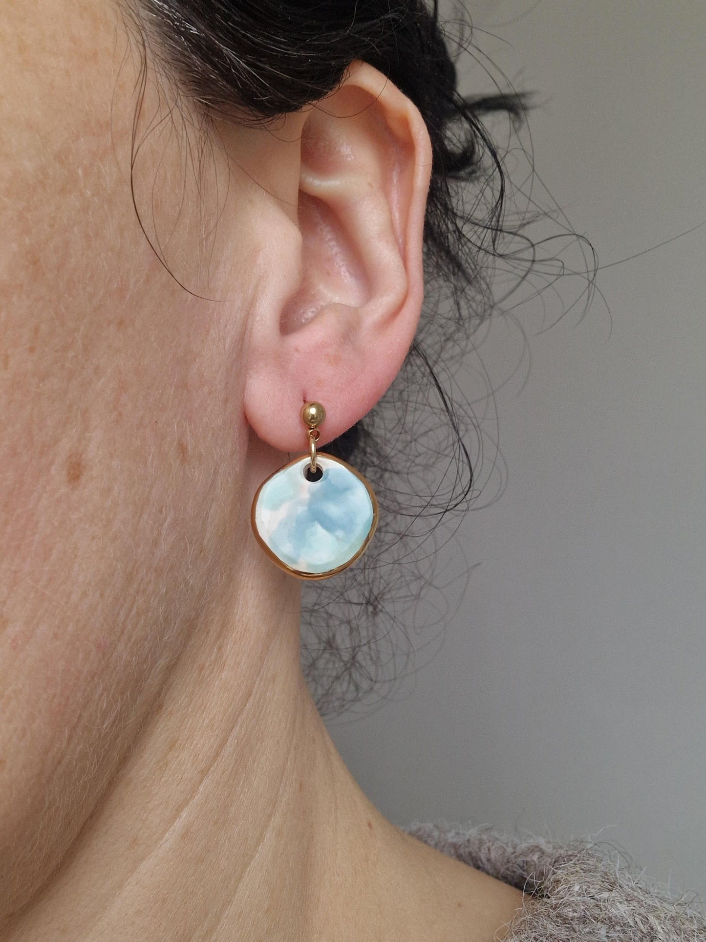Ceramic Earrings No. 38