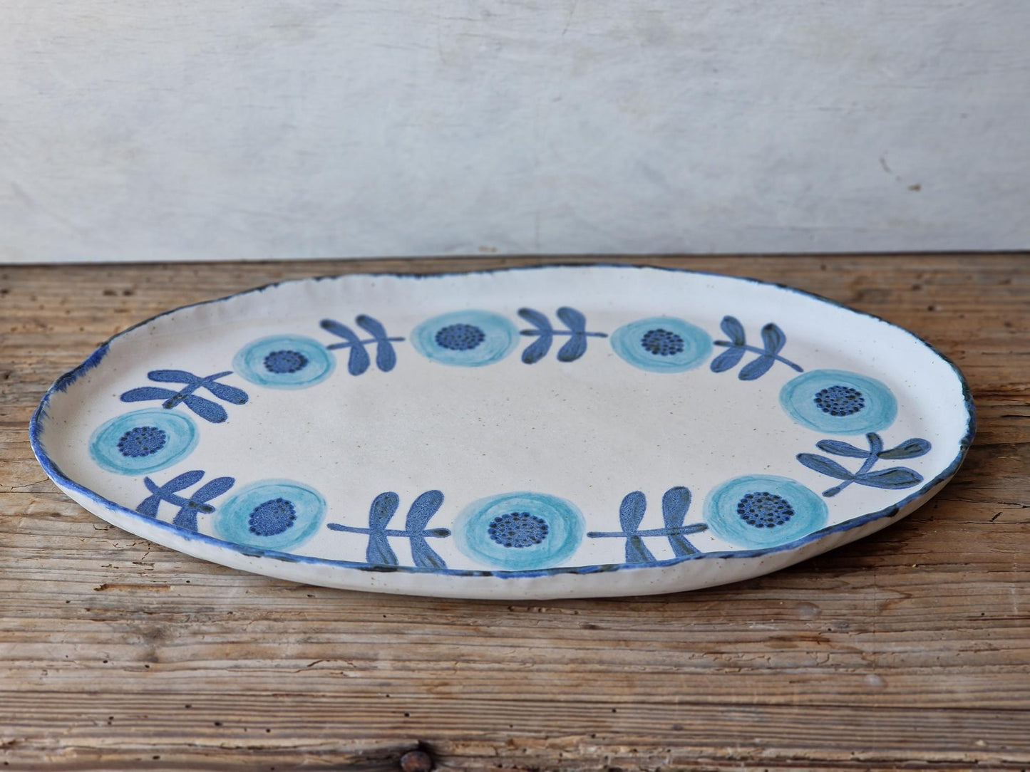 Floral Serving Platter