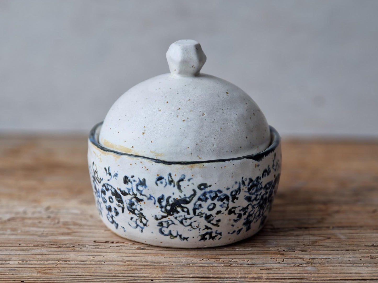 ceramic lidded jar