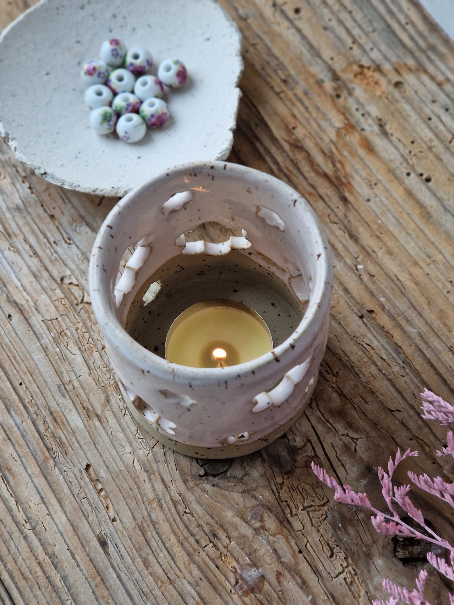 Ceramic luminary