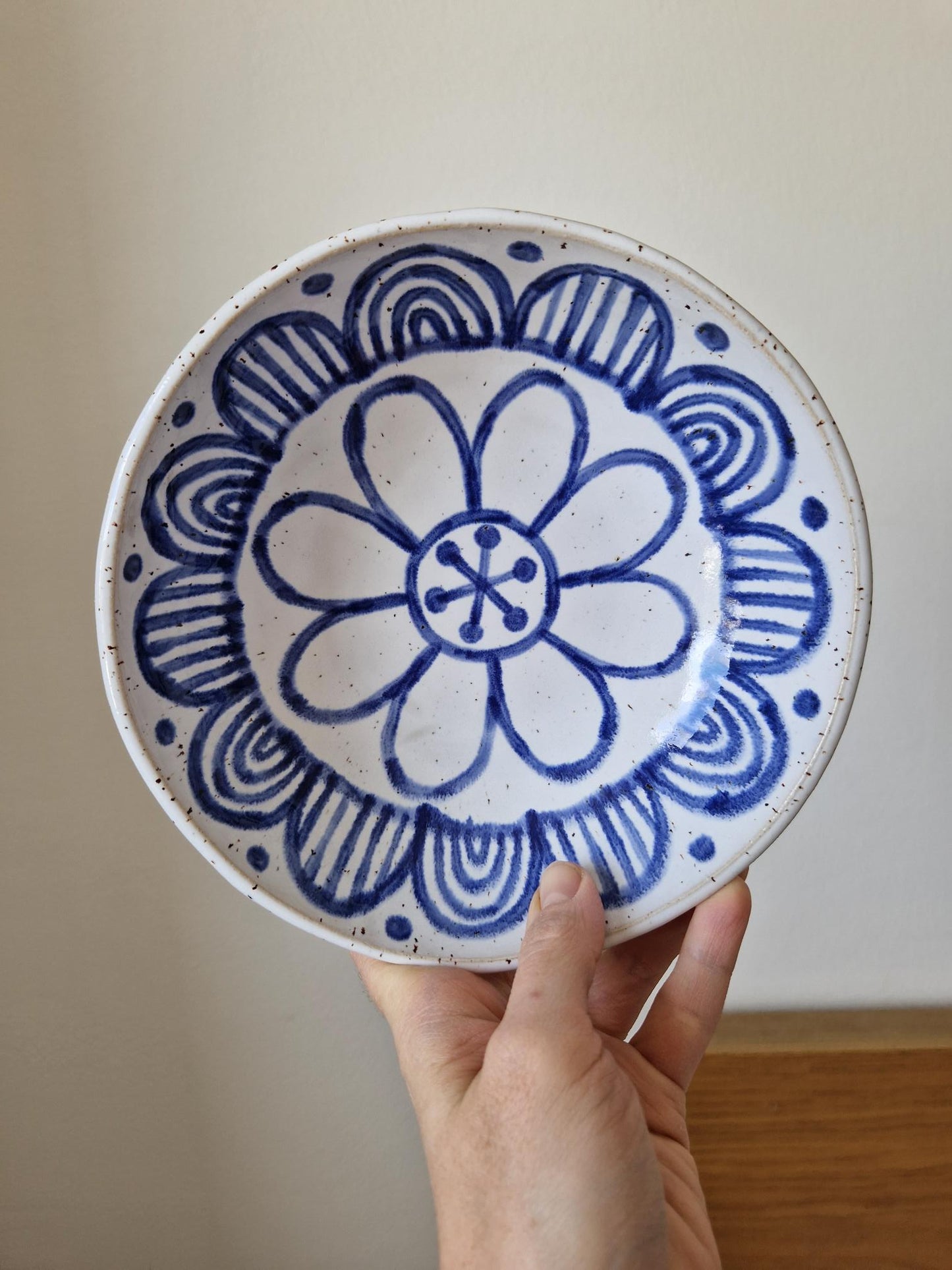 Pasta bowl handpainted No. 37