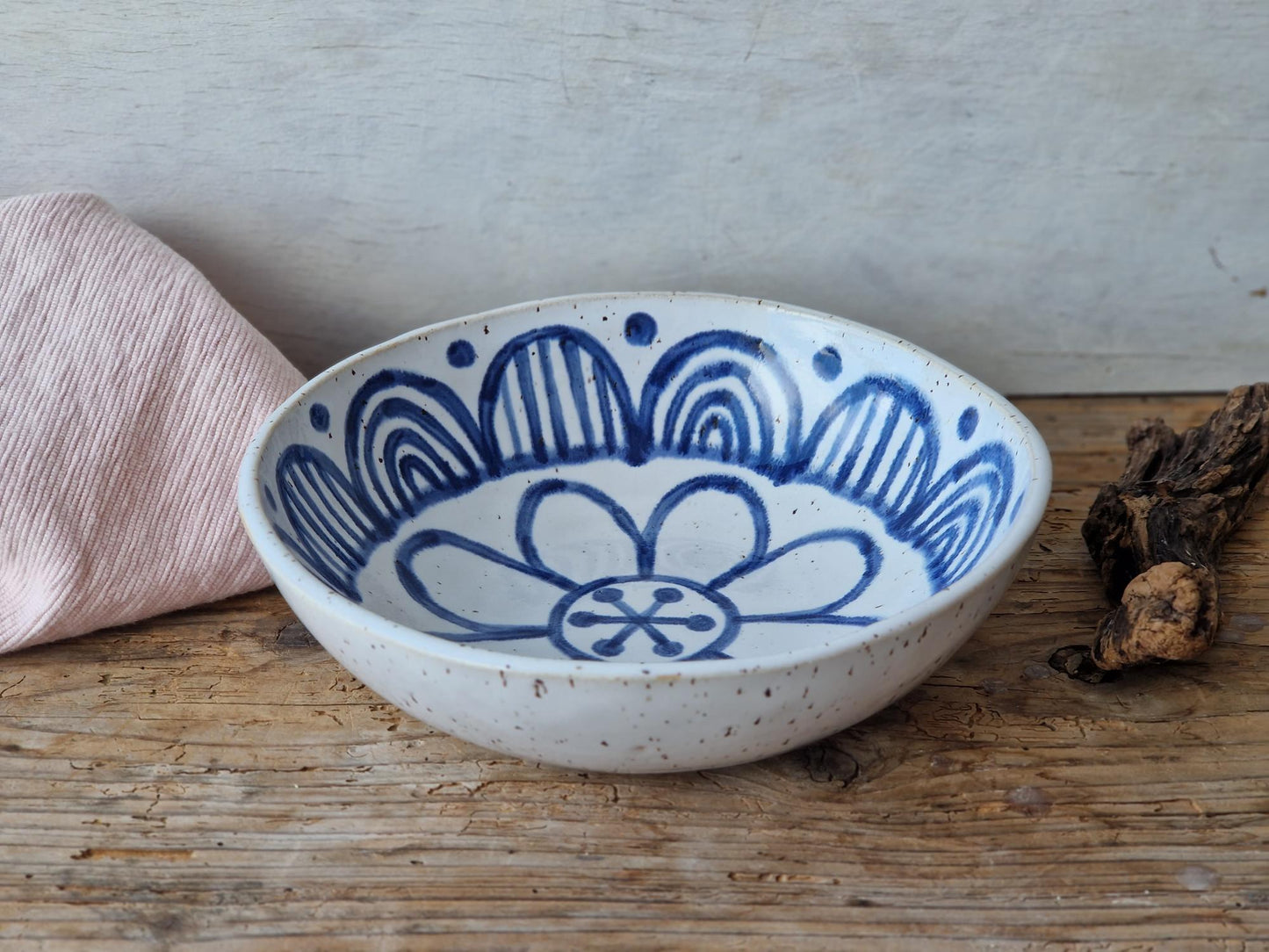 Pasta bowl handpainted No. 37