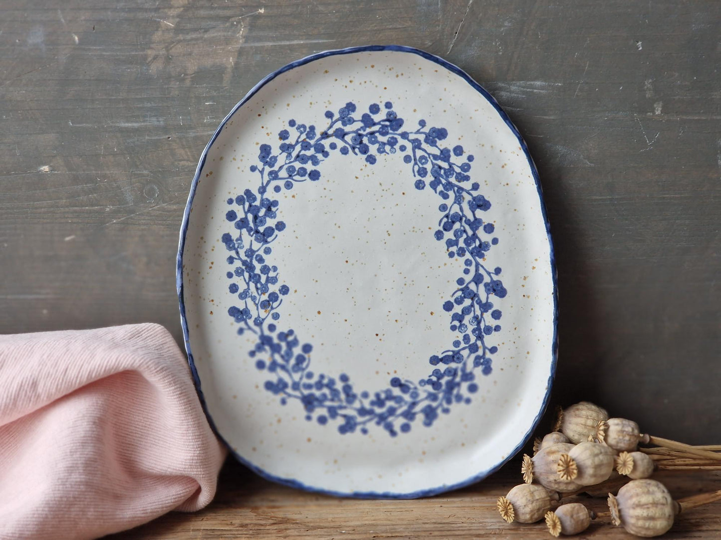 Blossoming Bush Serving Platter No. 3