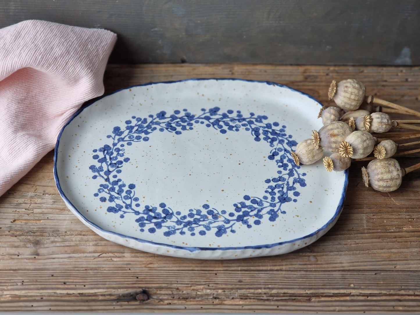 Blossoming Bush Serving Platter No. 3