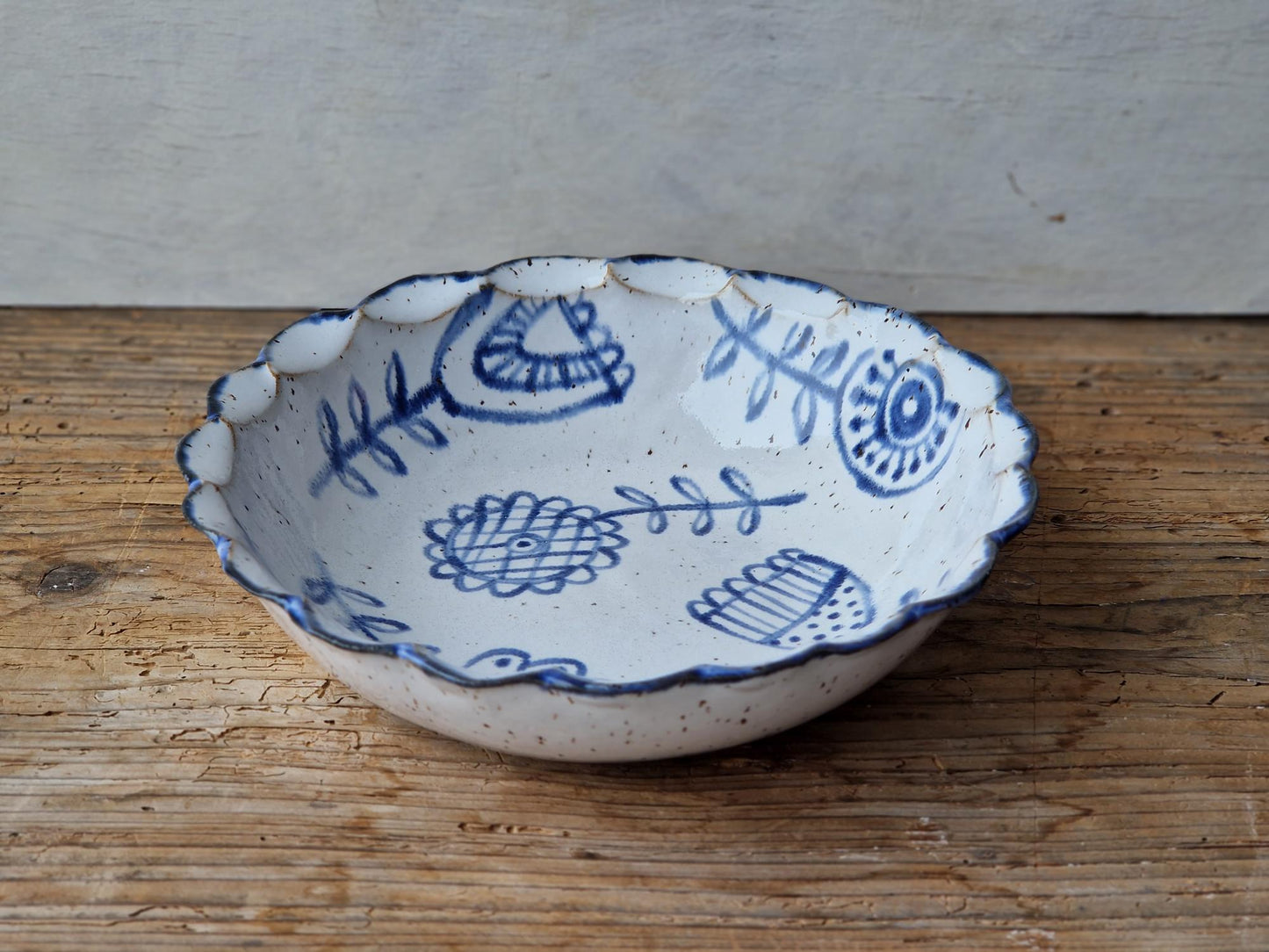 Pasta bowl handpainted No. 41