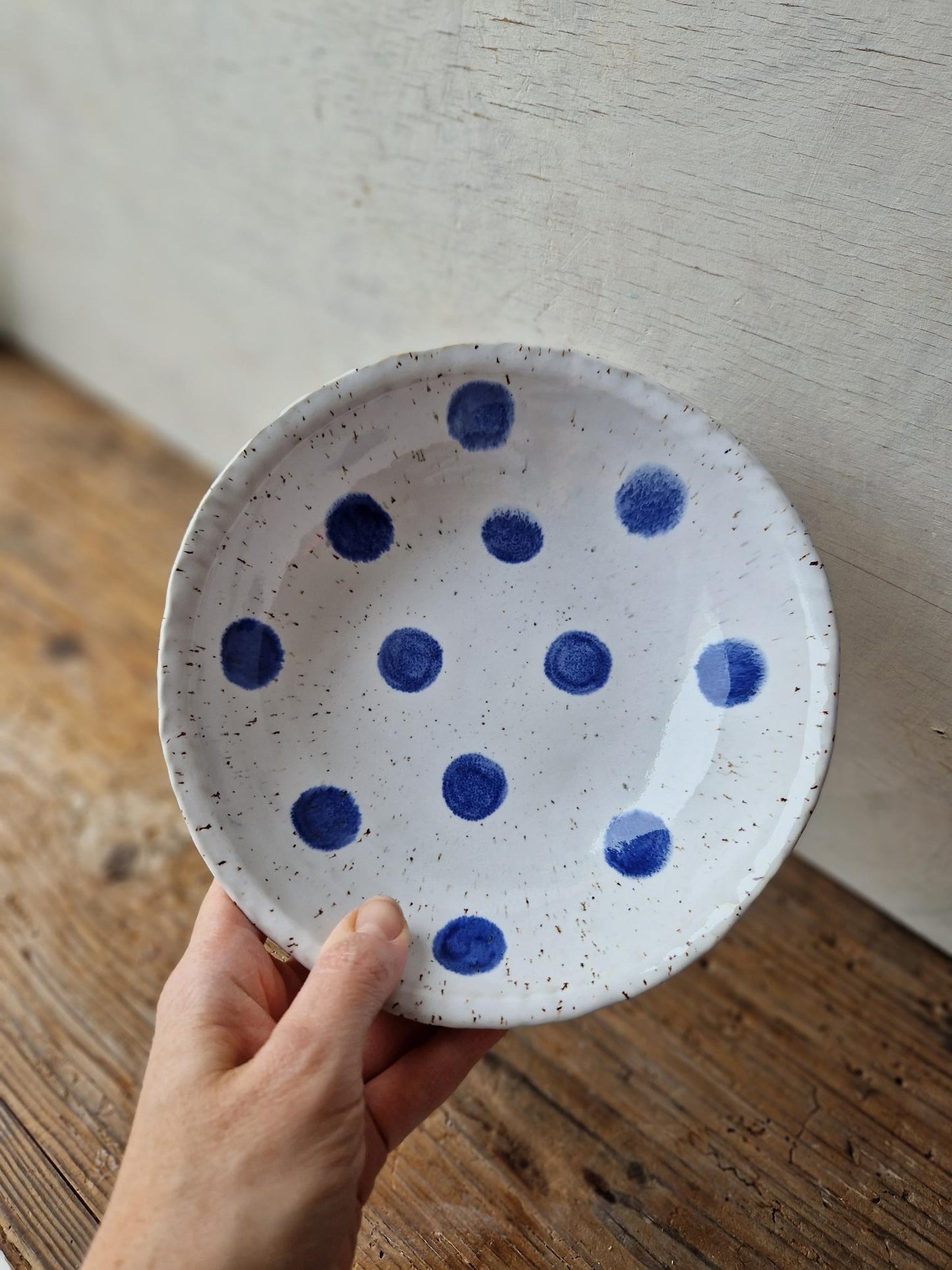 Pasta bowl handpainted No. 42