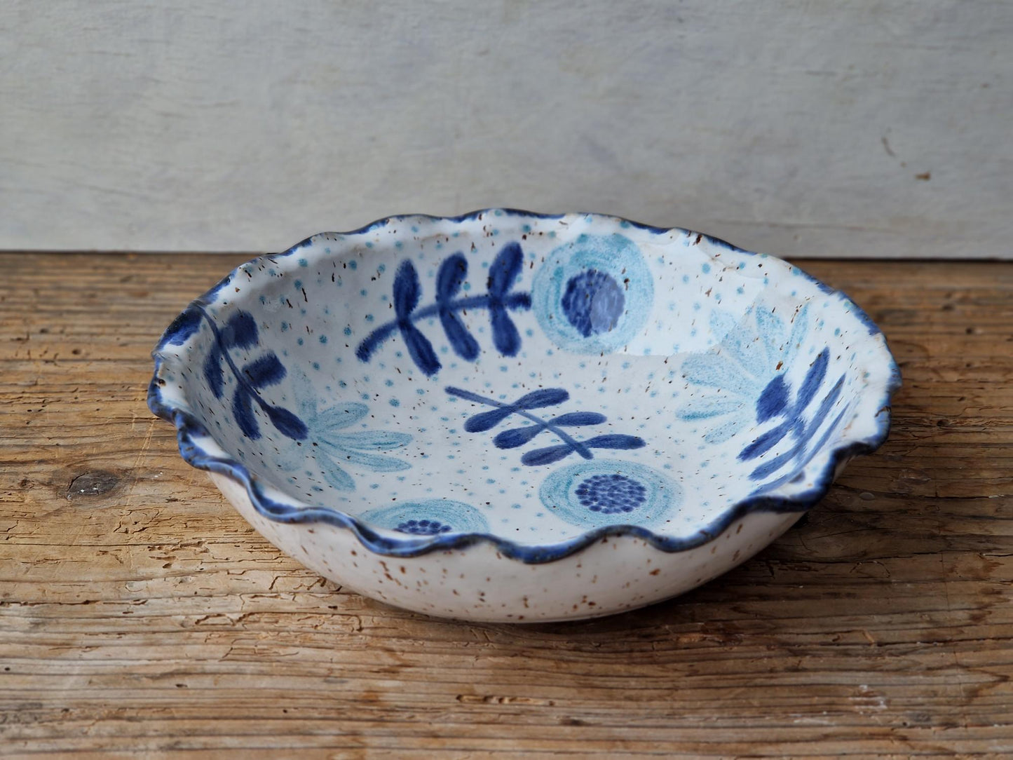 Pasta bowl handpainted No. 44