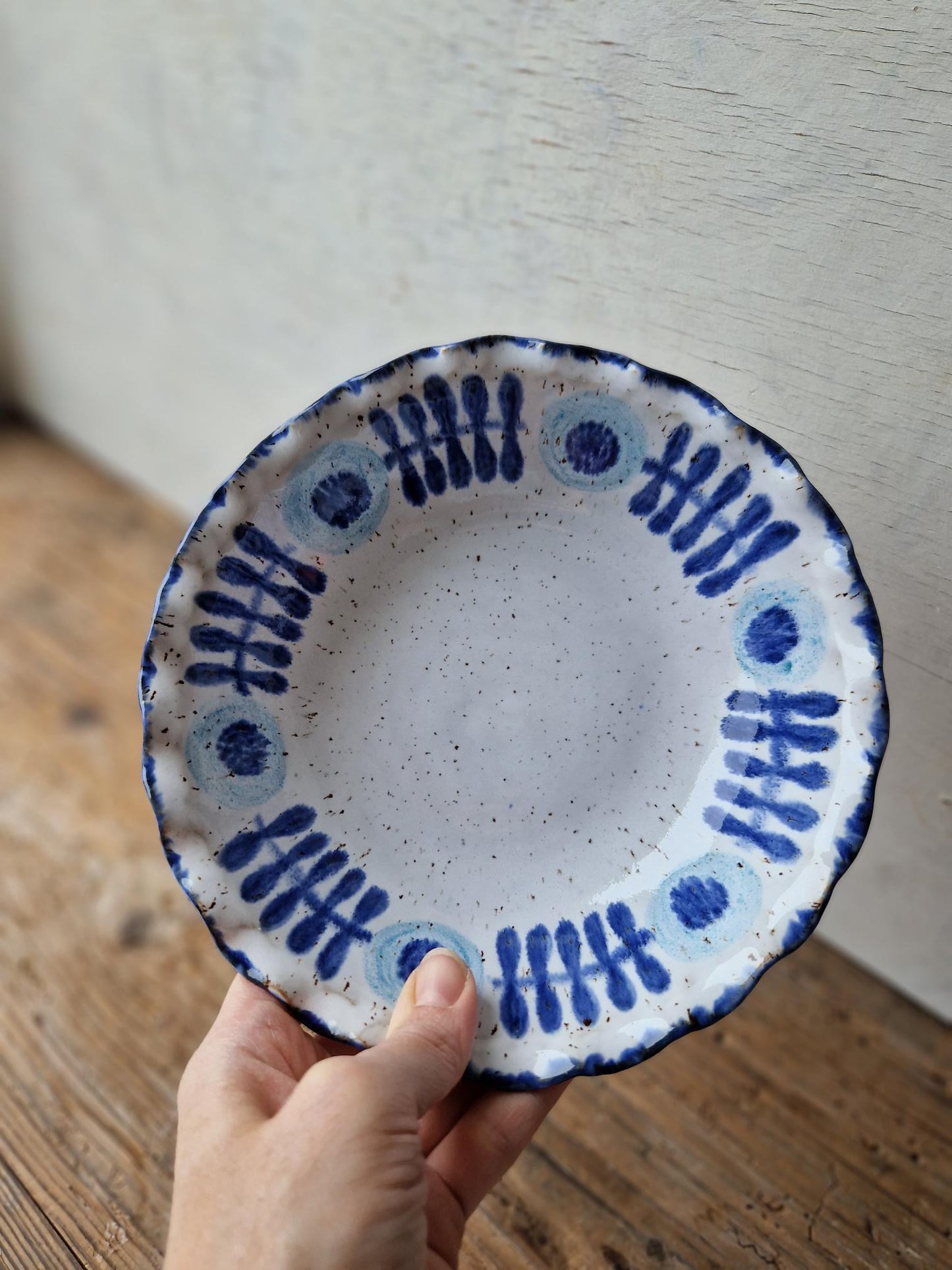 Pasta bowl handpainted No. 46