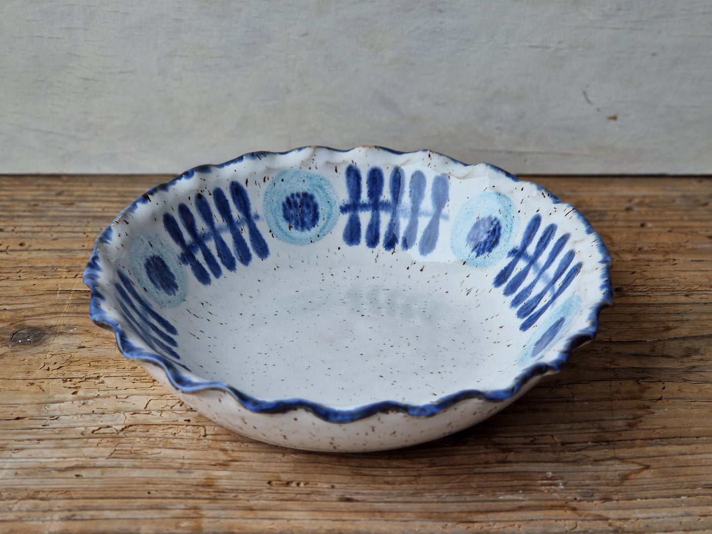 Pasta bowl handpainted No. 46