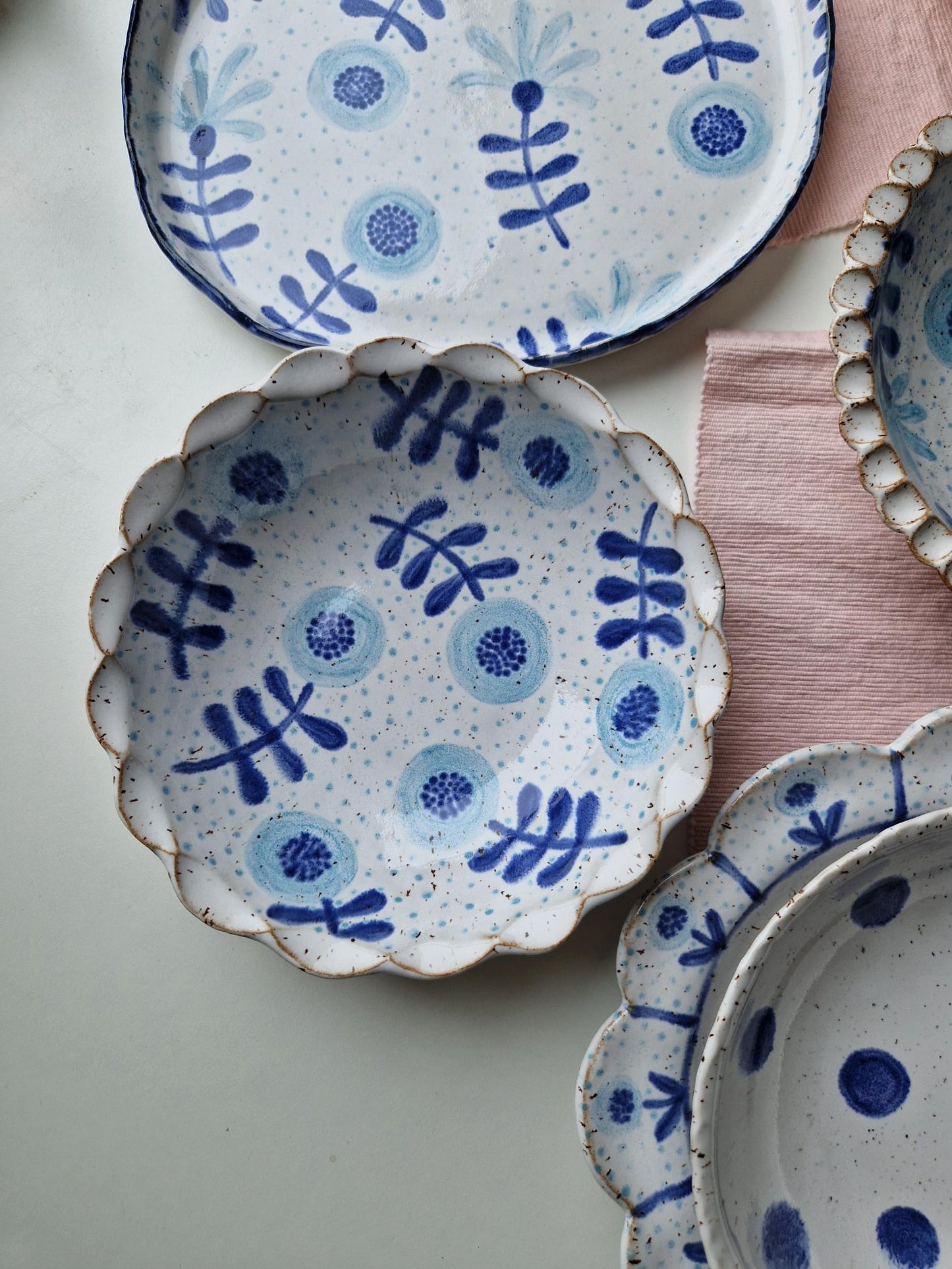 Pasta bowl handpainted Nr. 38