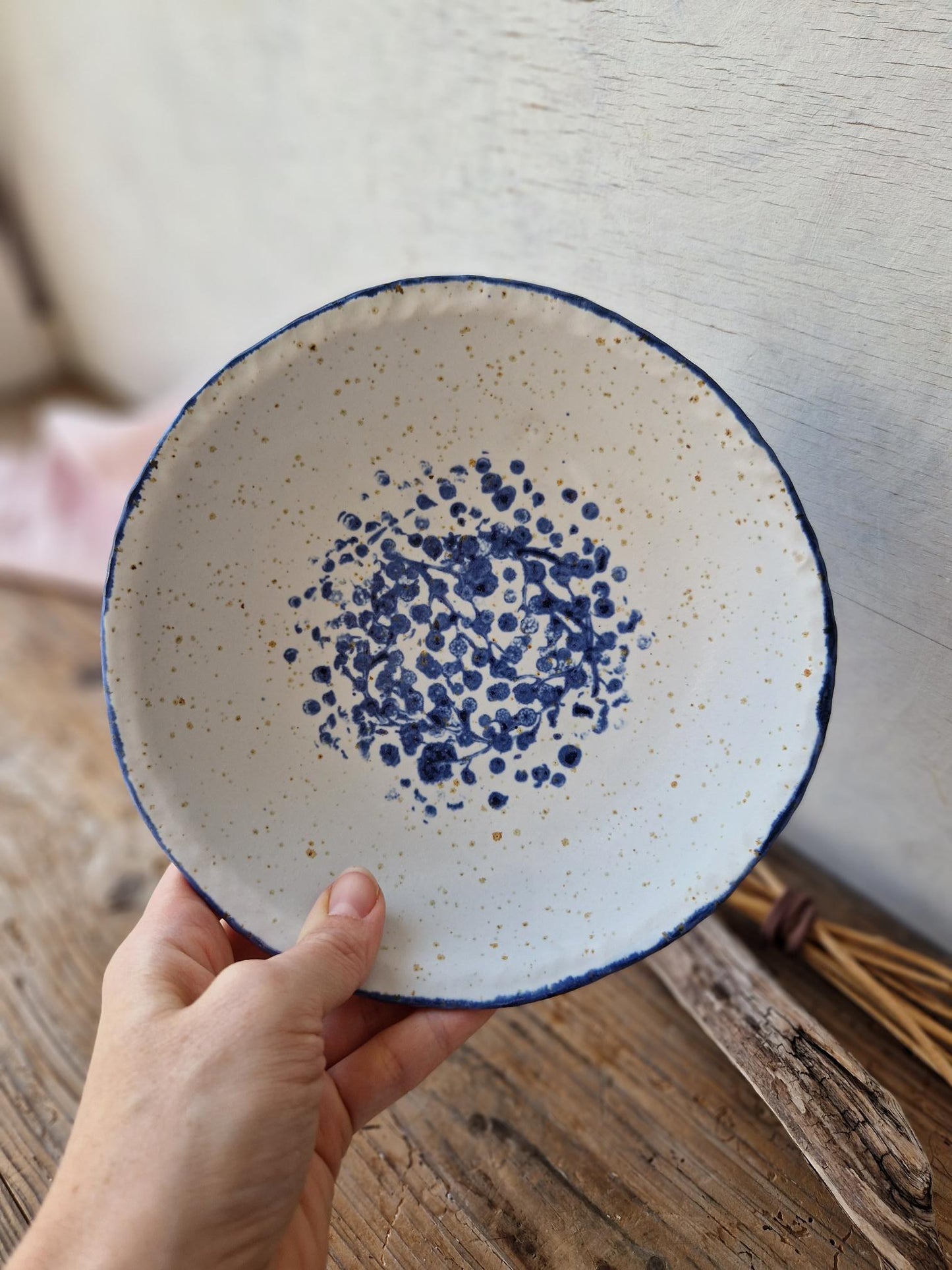 Pasta bowl handpainted No. 47