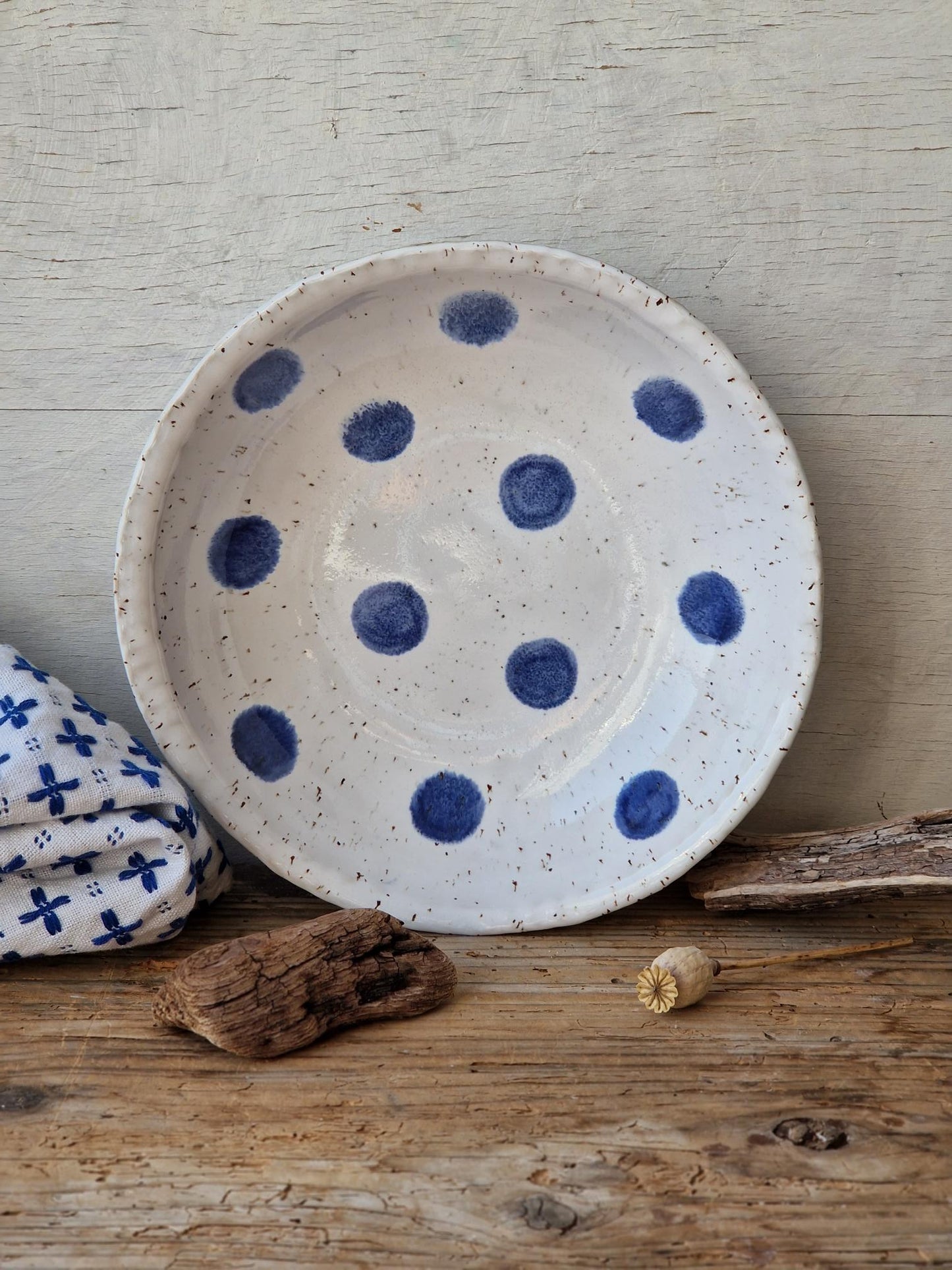 Pasta bowl handpainted No. 42