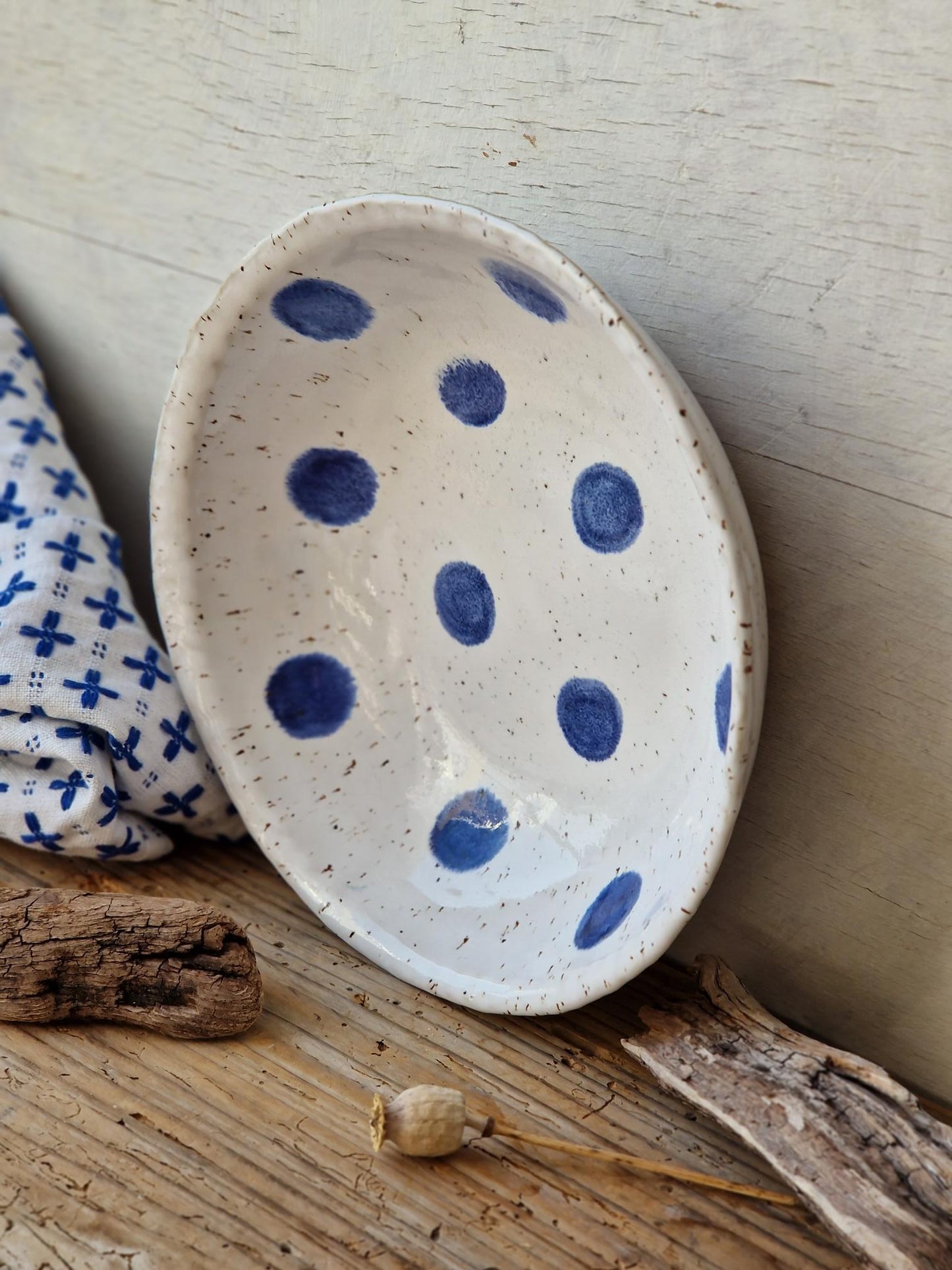 Pasta bowl handpainted No. 42