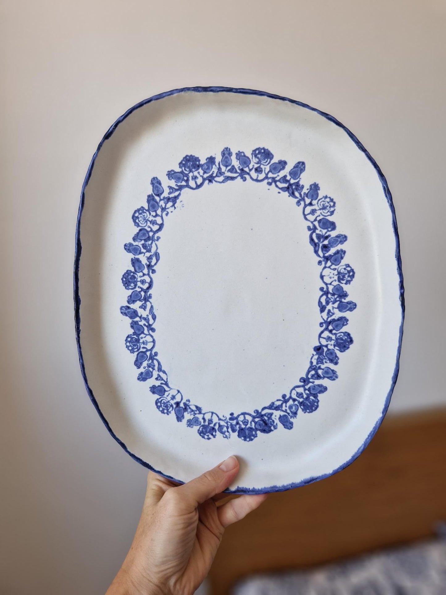 Folk Art Serving Platter Nr. 2