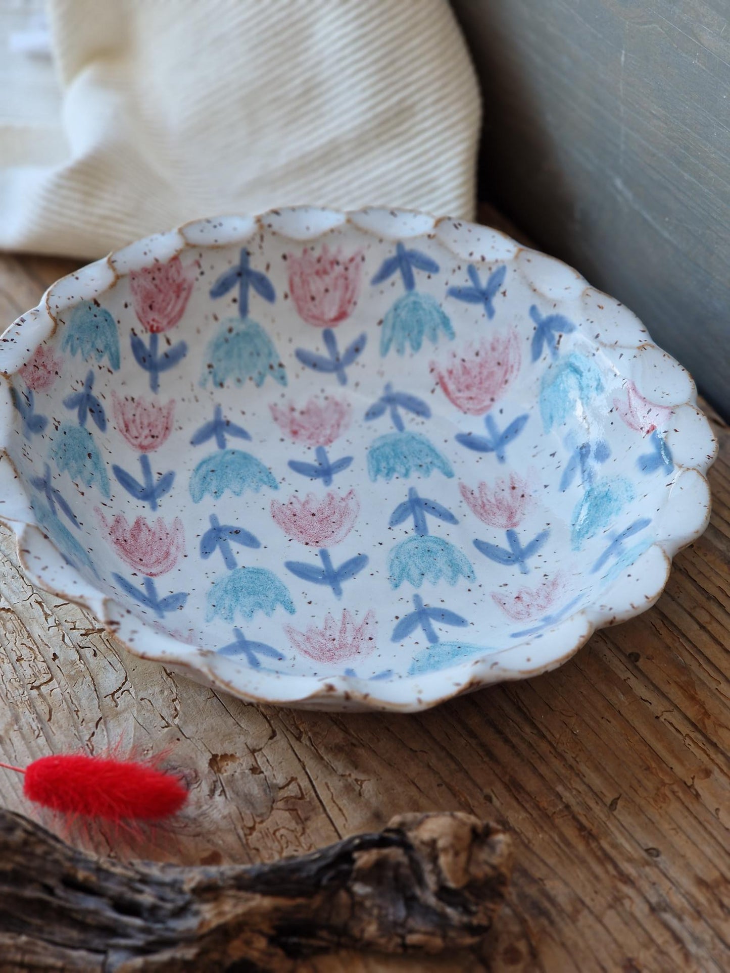 Pasta bowl handpainted Nr. 48