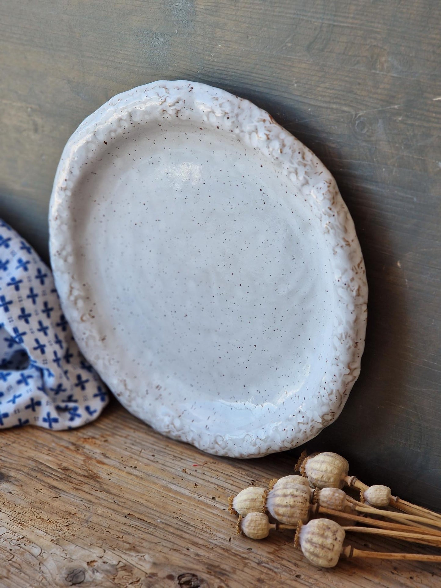 Rustic Dinner Plate 12"