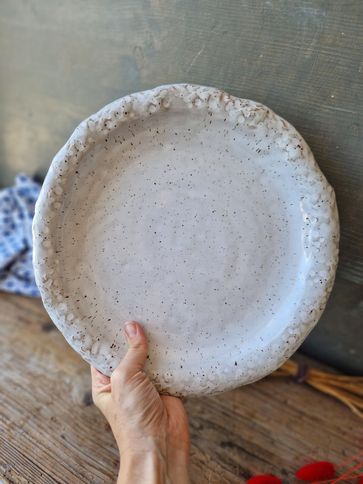 Rustic Dinner Plate 12"