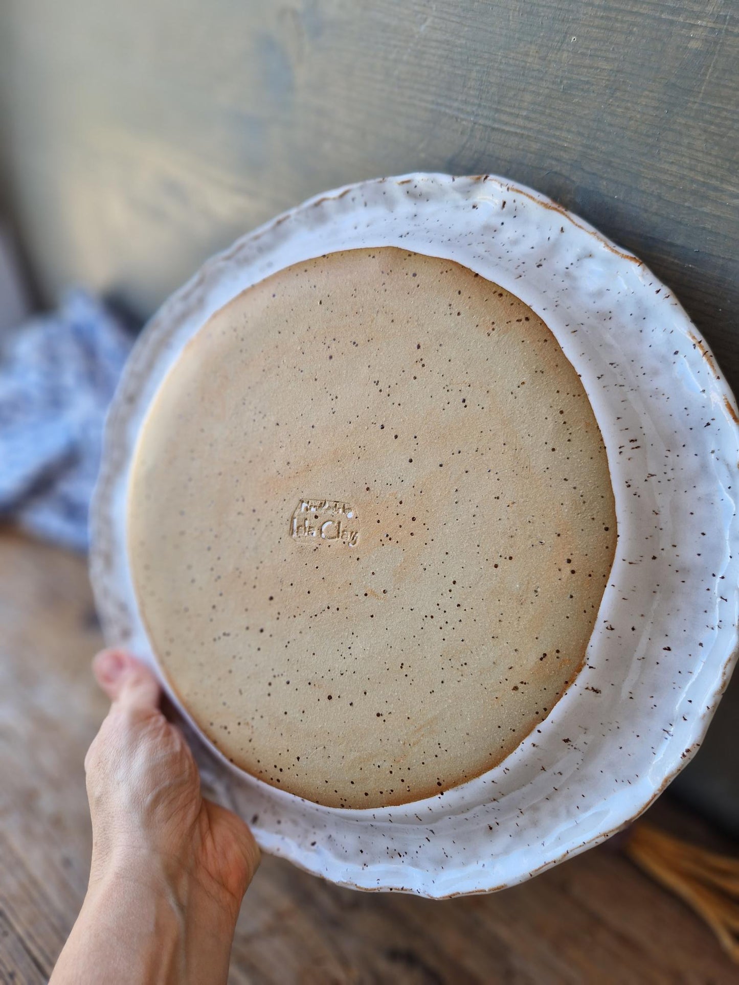 Rustic Dinner Plate 12"