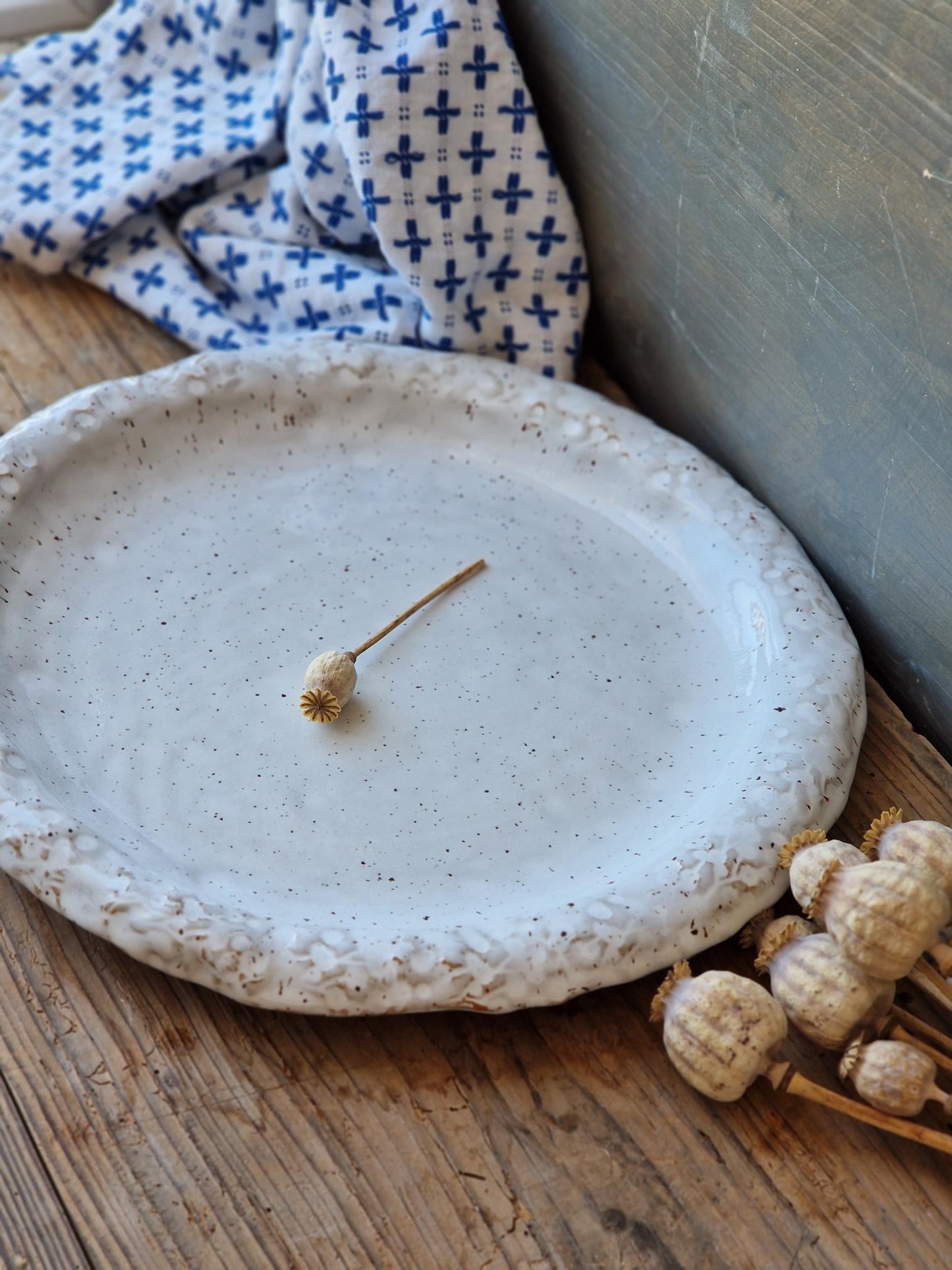Rustic Dinner Plate 12"