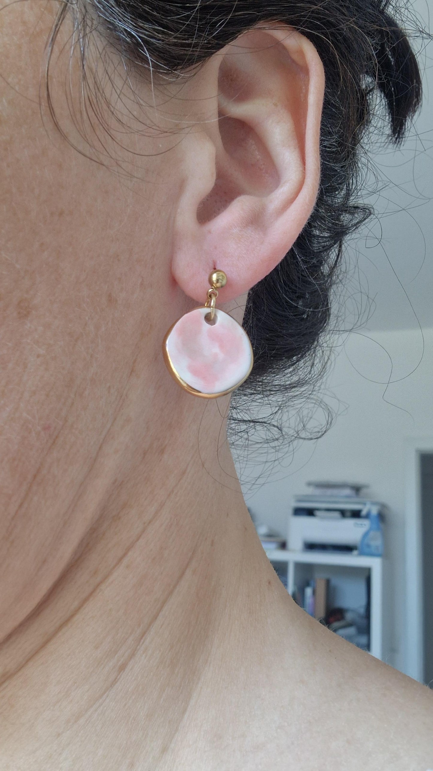 Ceramic Earrings No. 87