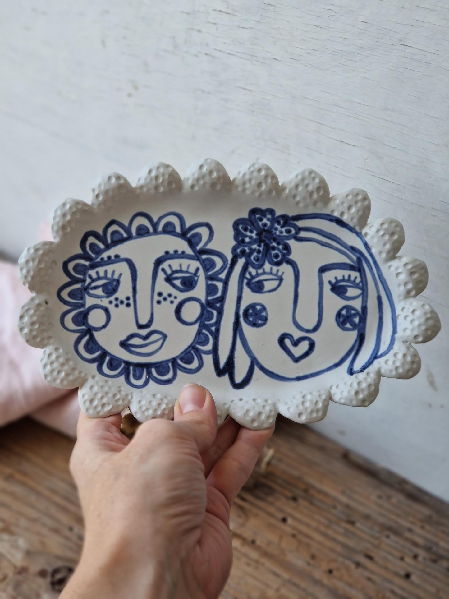 Bella Gaia and Maya - small ceramic tray
