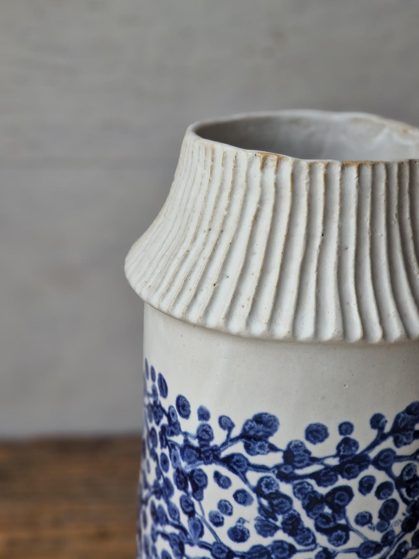 Handmade floral vase