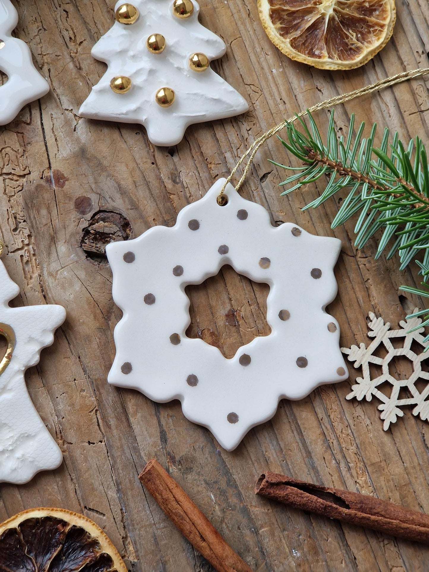 SET of 4 Christmas ornaments