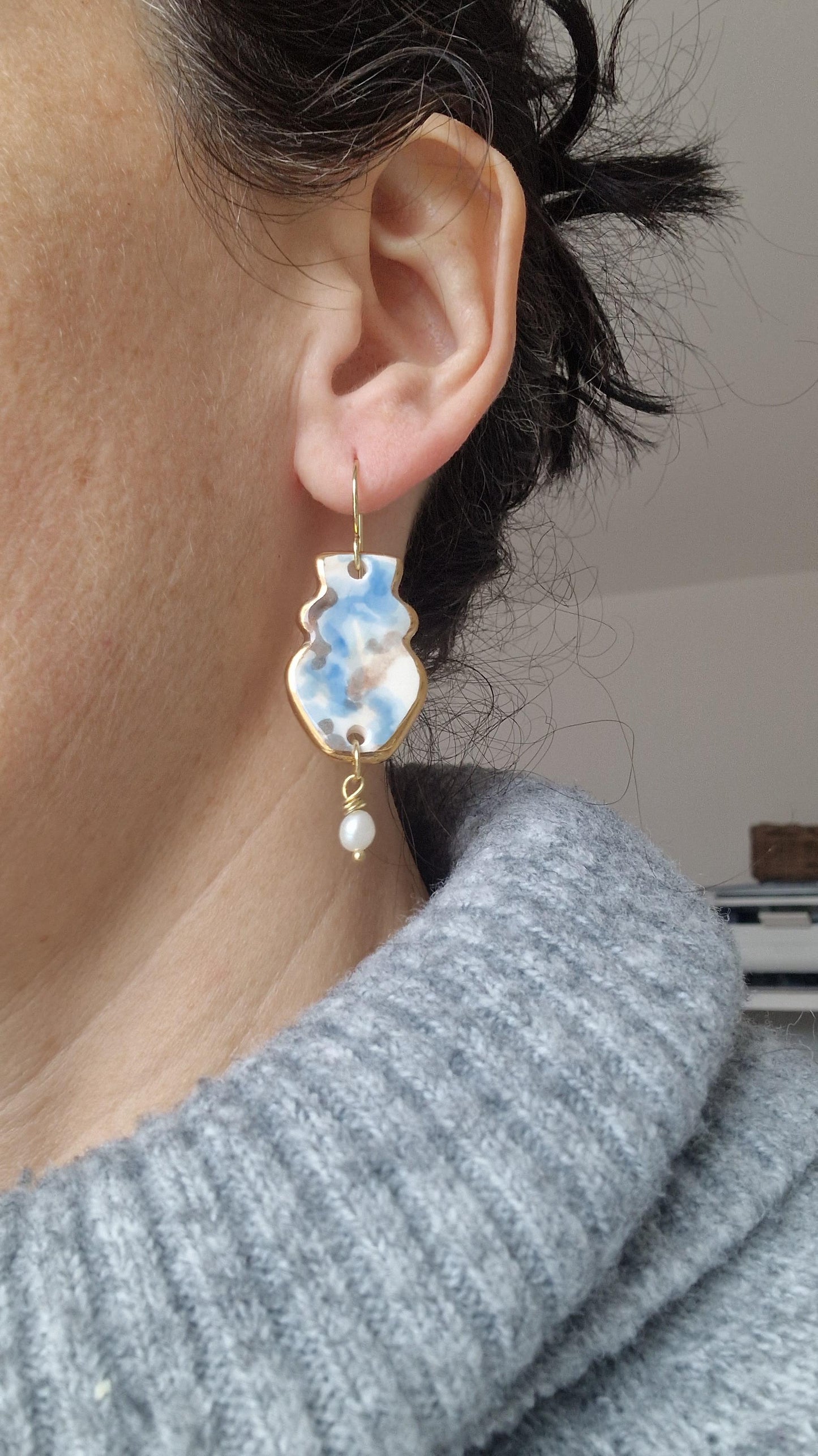 Ceramic Earrings No. 99