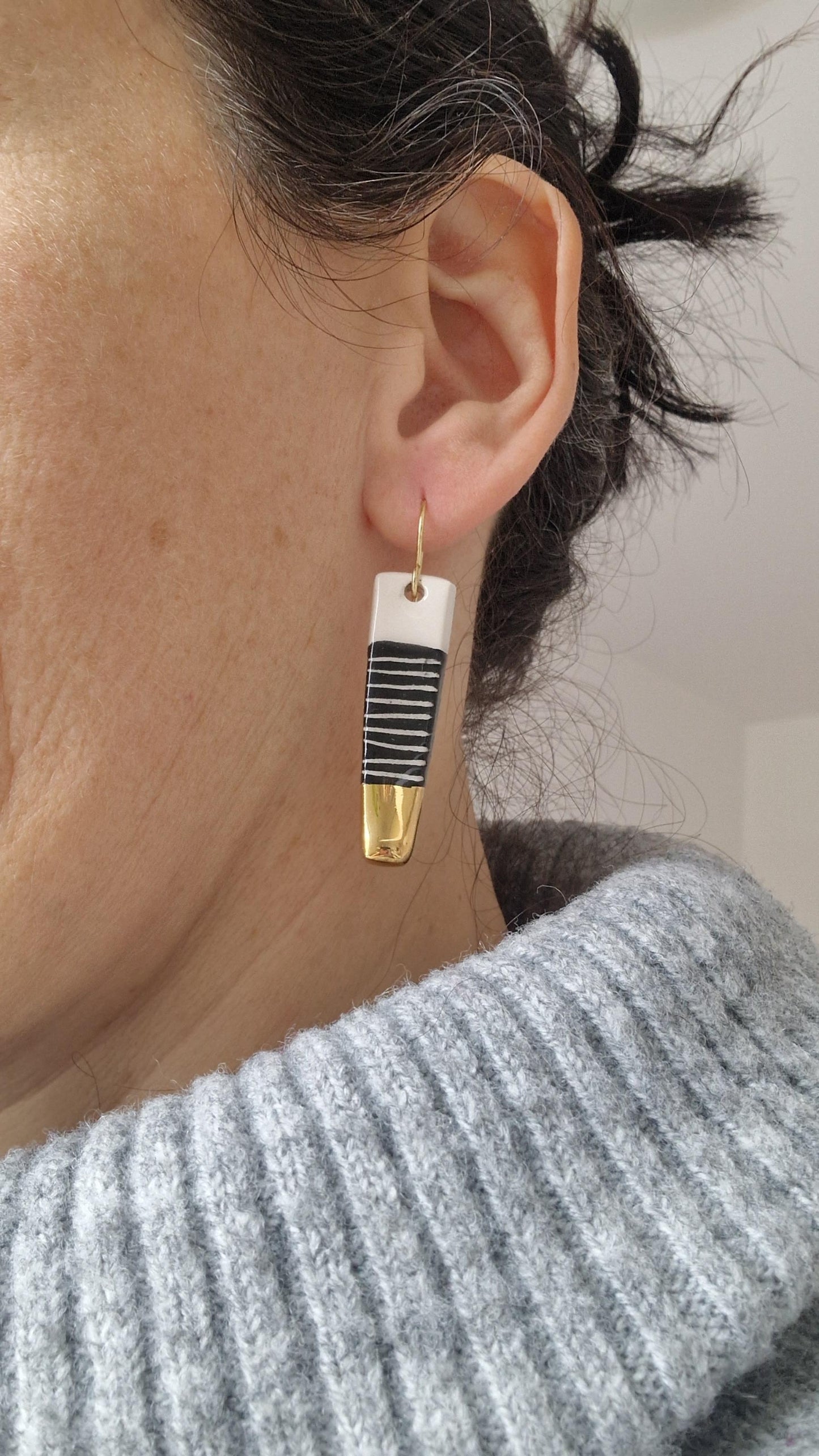 Ceramic Earrings No. 110