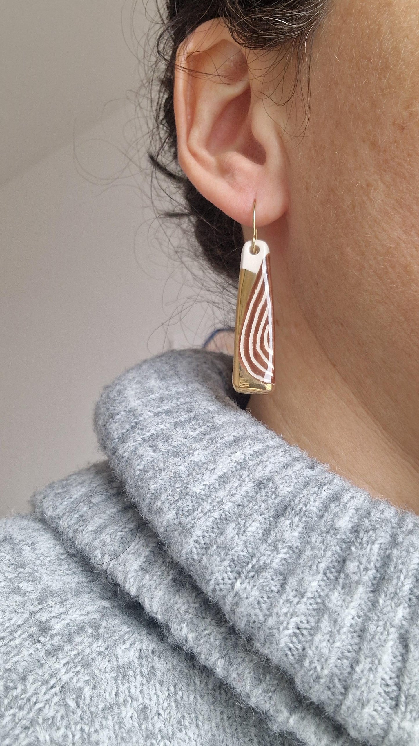 Ceramic Earrings No. 150