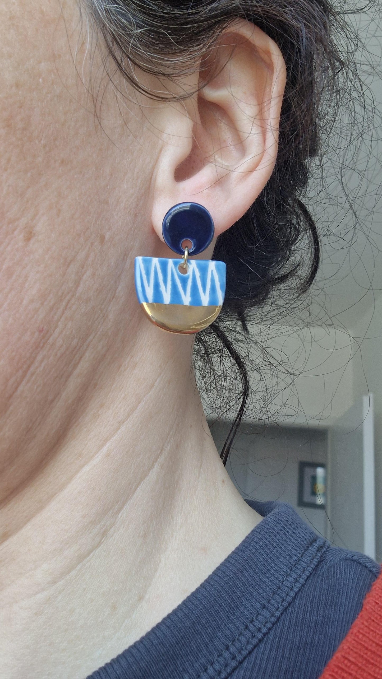 Ceramic Earrings No. 224