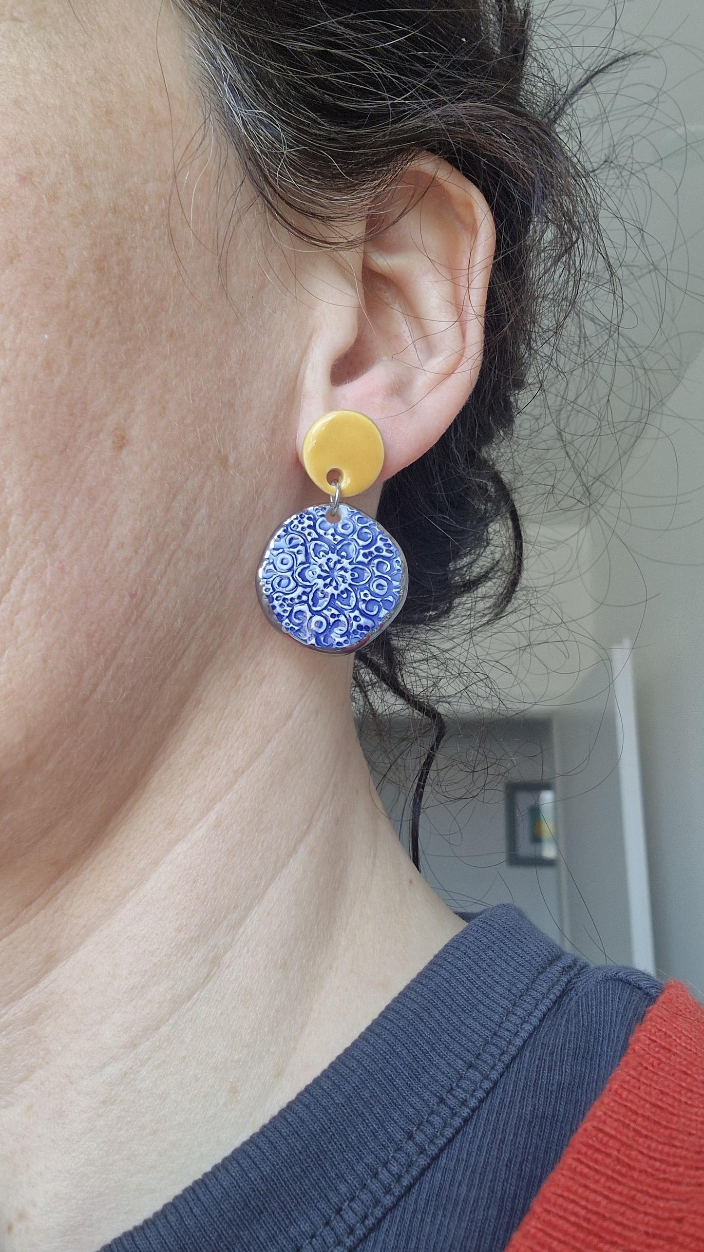 Ceramic Earrings No. 212