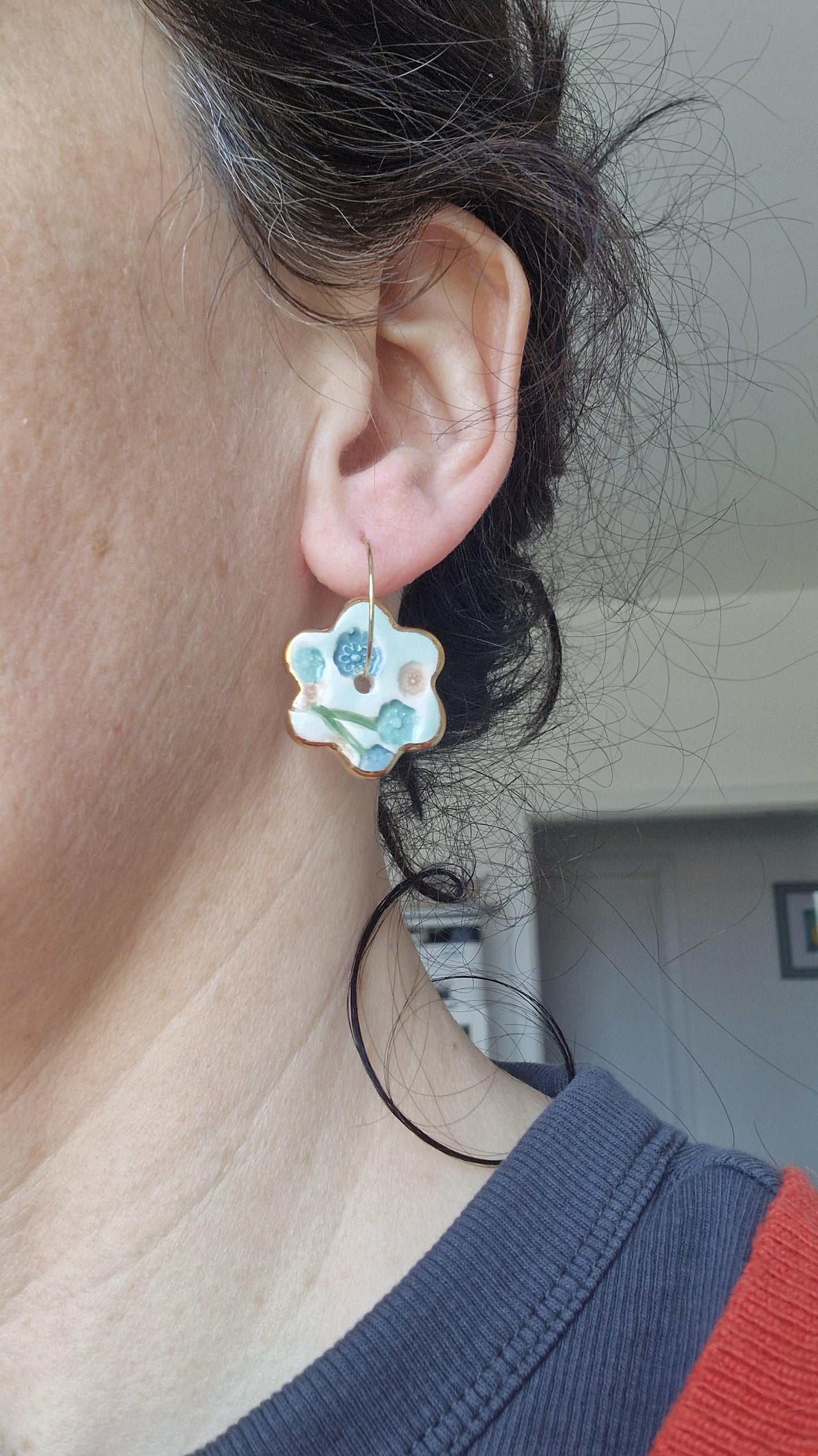 Ceramic earrings No. 200