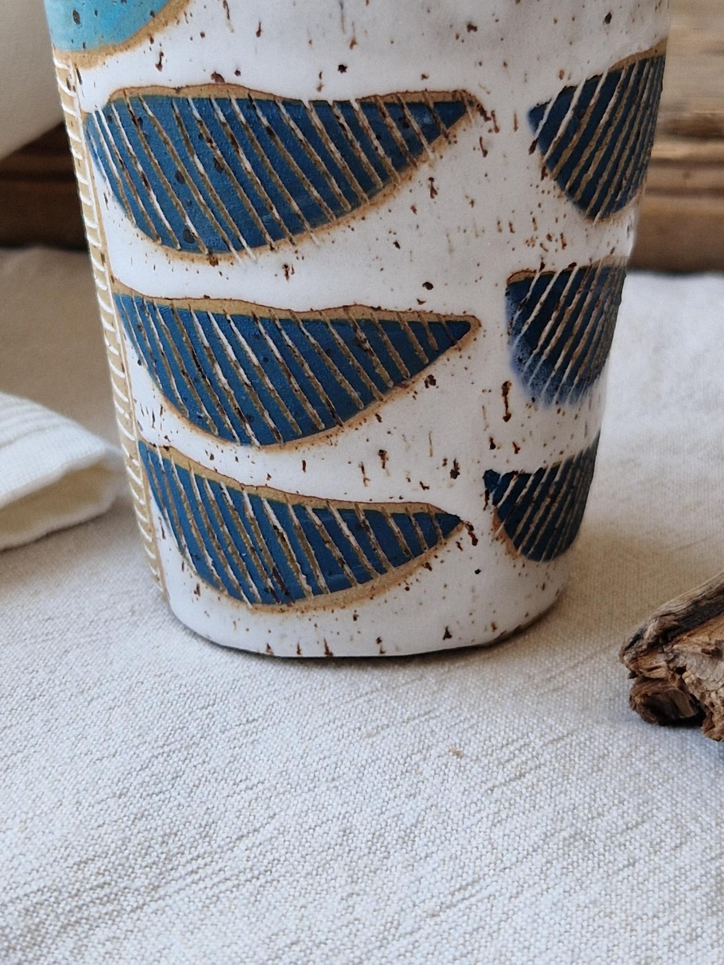 Slightly Flawed: Blue Tulip Vase