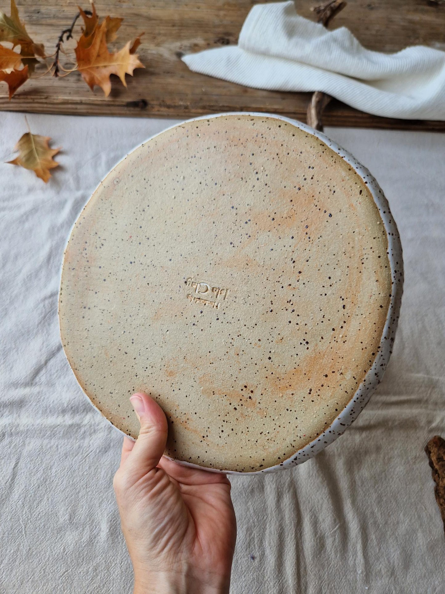 Slighty Warped: Floral Plate