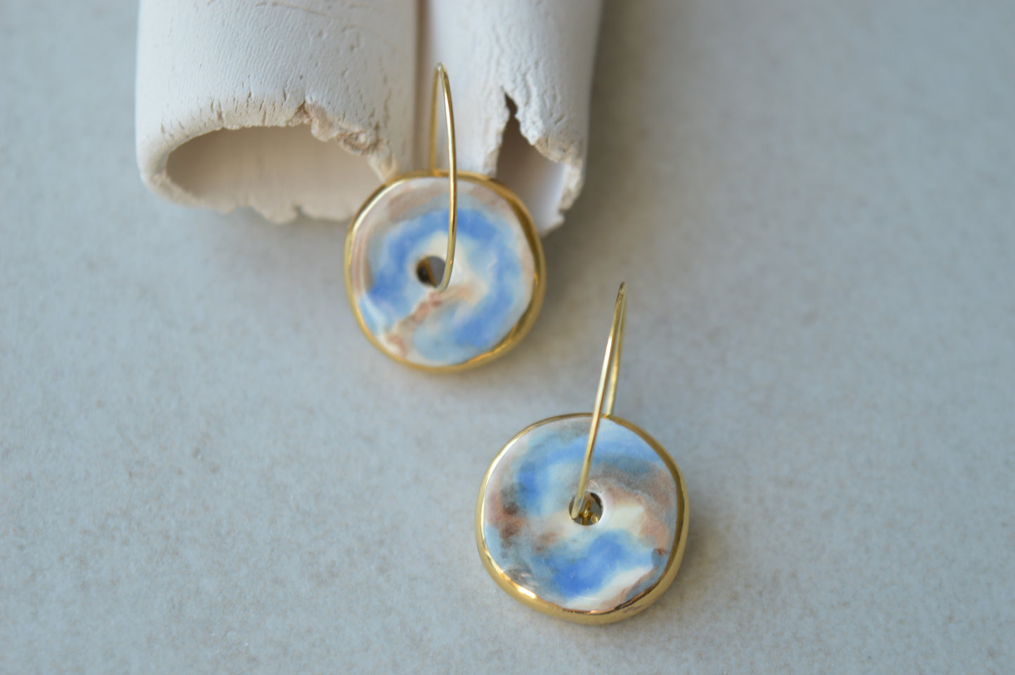 Ceramic earrings No. 85