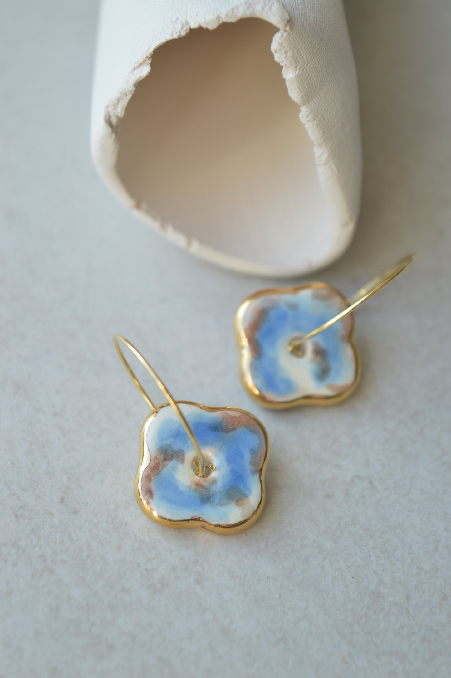 Ceramic earrings No. 83