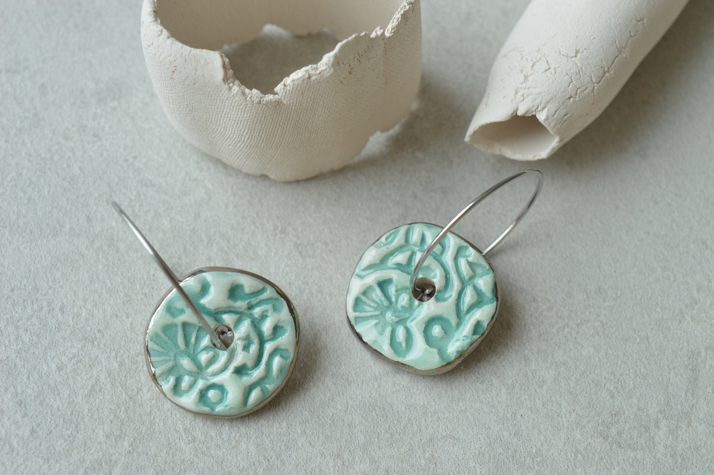 Ceramic Earrings No. 40